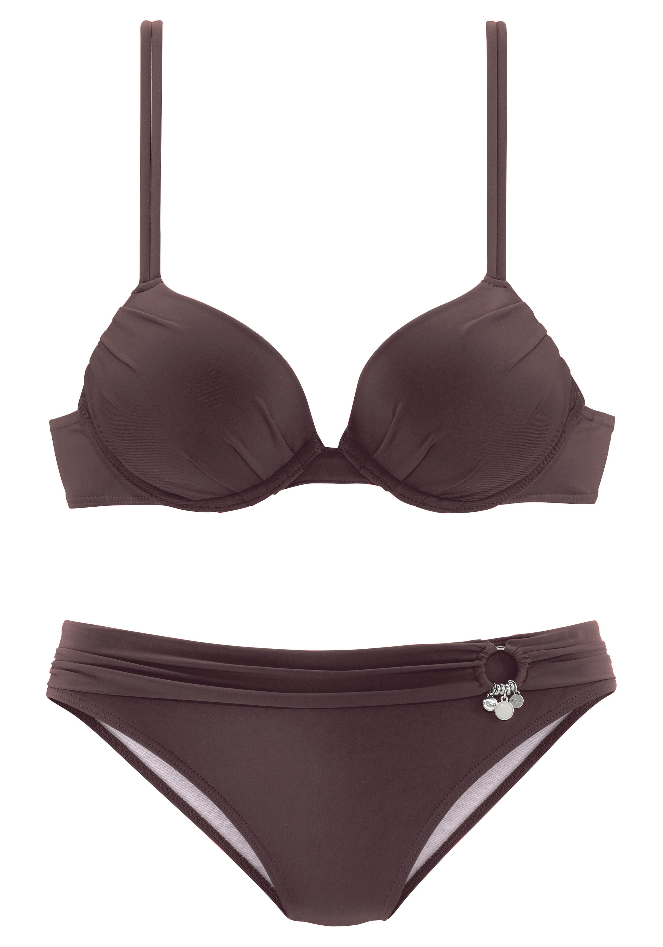 2. Bild von s.Oliver Push-Up-Bikini, mit Zierring an der Hose