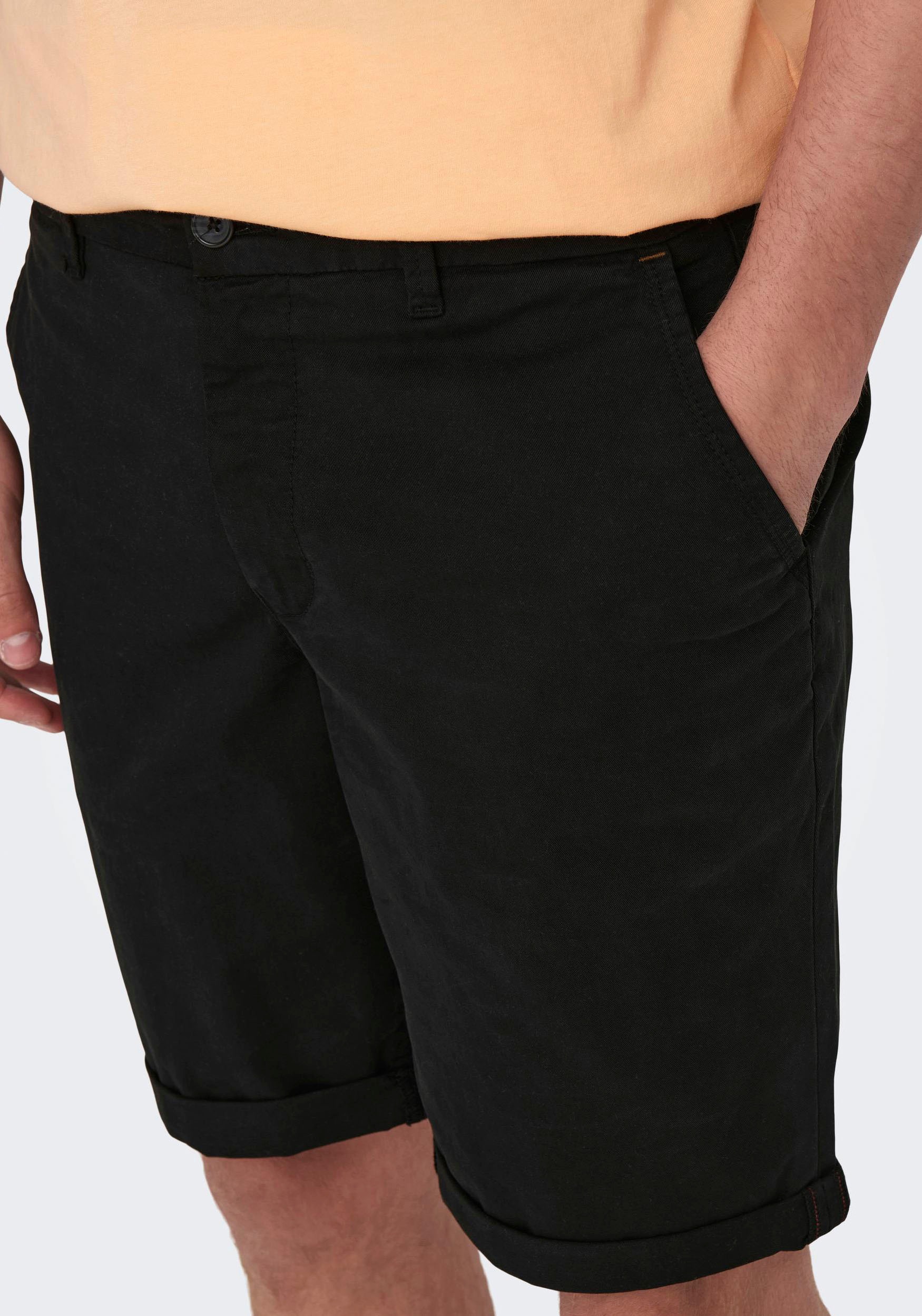2. Bild von ONLY & SONS Jeansshorts »ONSPETER REG TWILL 4481 SHORTS NOOS«