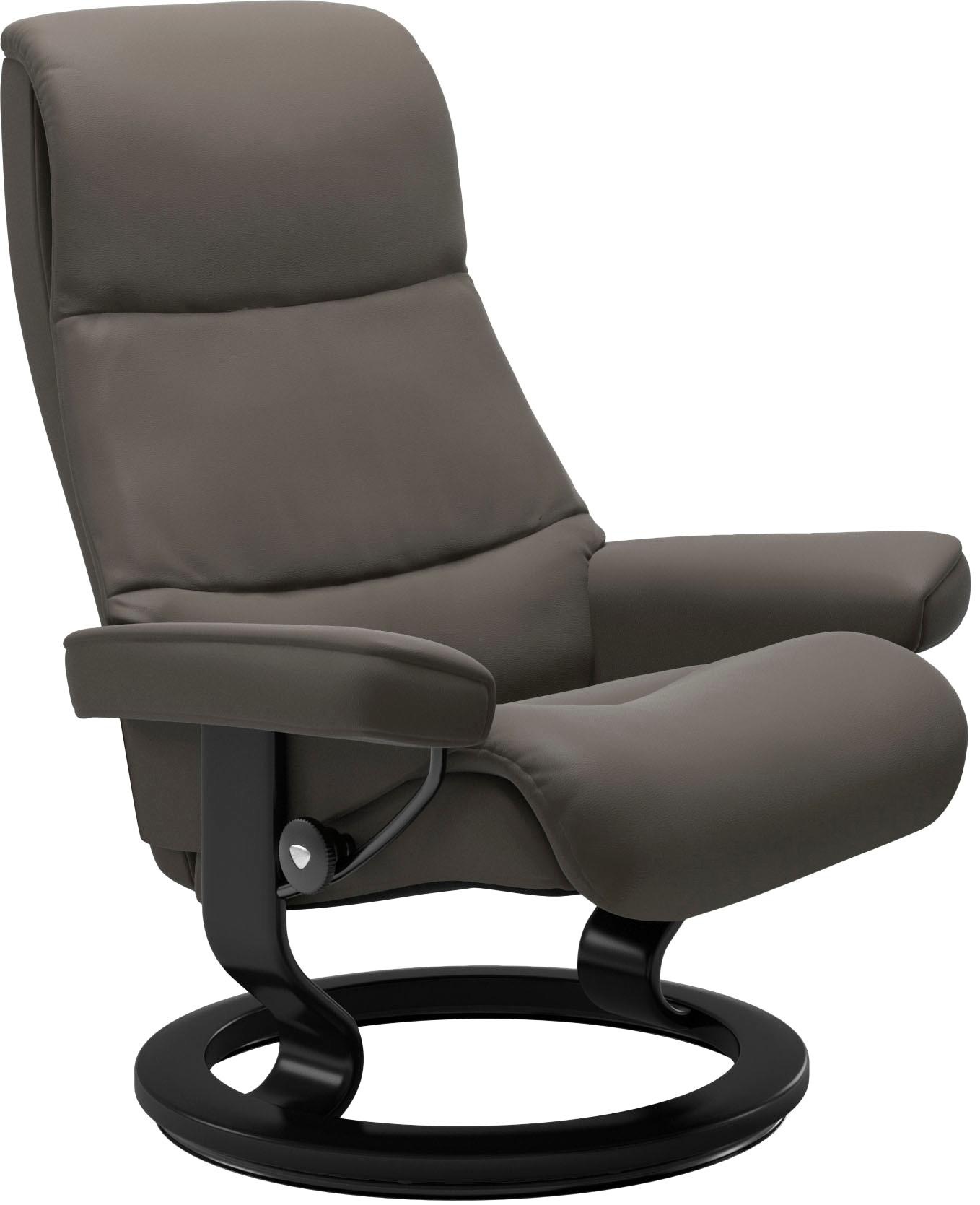 Stressless "View" Set, Relaxsessel mit Hocker, mit Classic Base, Größe M,Ge günstig online kaufen