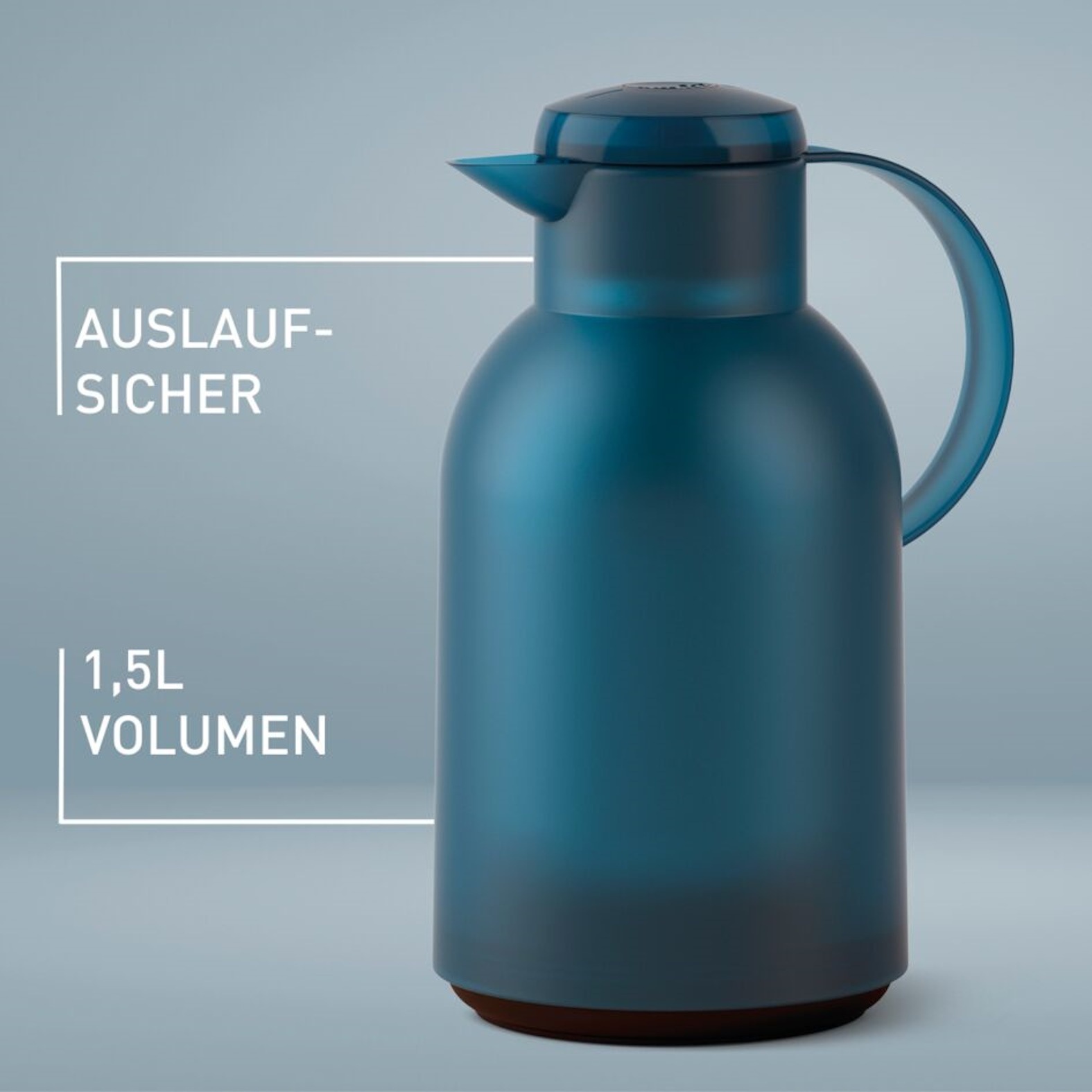 Emsa Isolierkanne »Samba«, 1,5 l, XXL-Modell, zeitloses Design, einfacher K günstig online kaufen