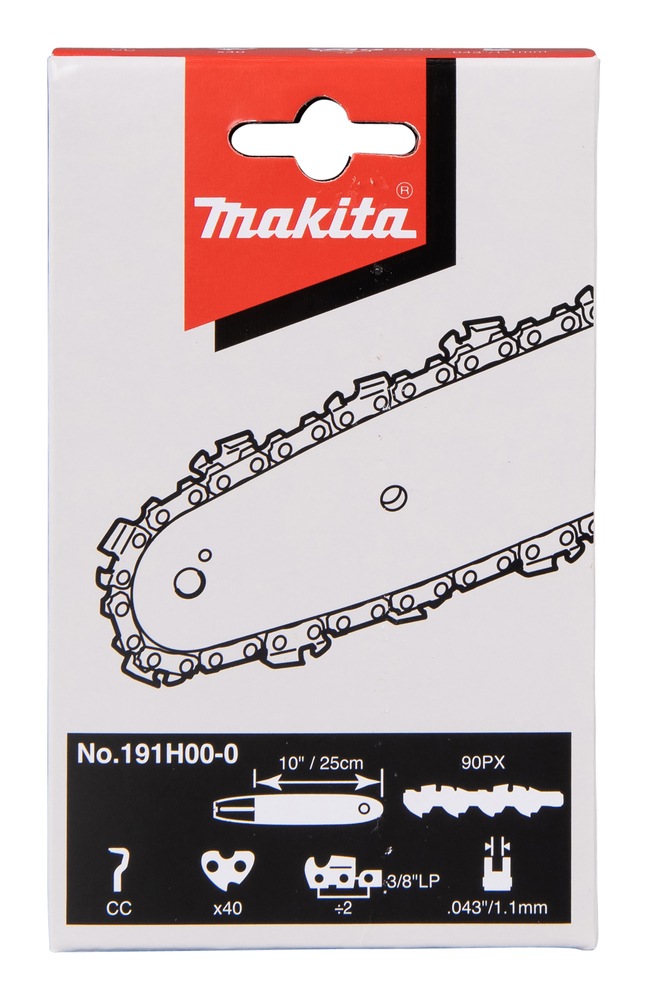 Makita Ersatzkette »»191H00-0««, (1 tlg.), für Sägekette 90PX, 25cm, BxL: 75x75 cm, Edelstahl