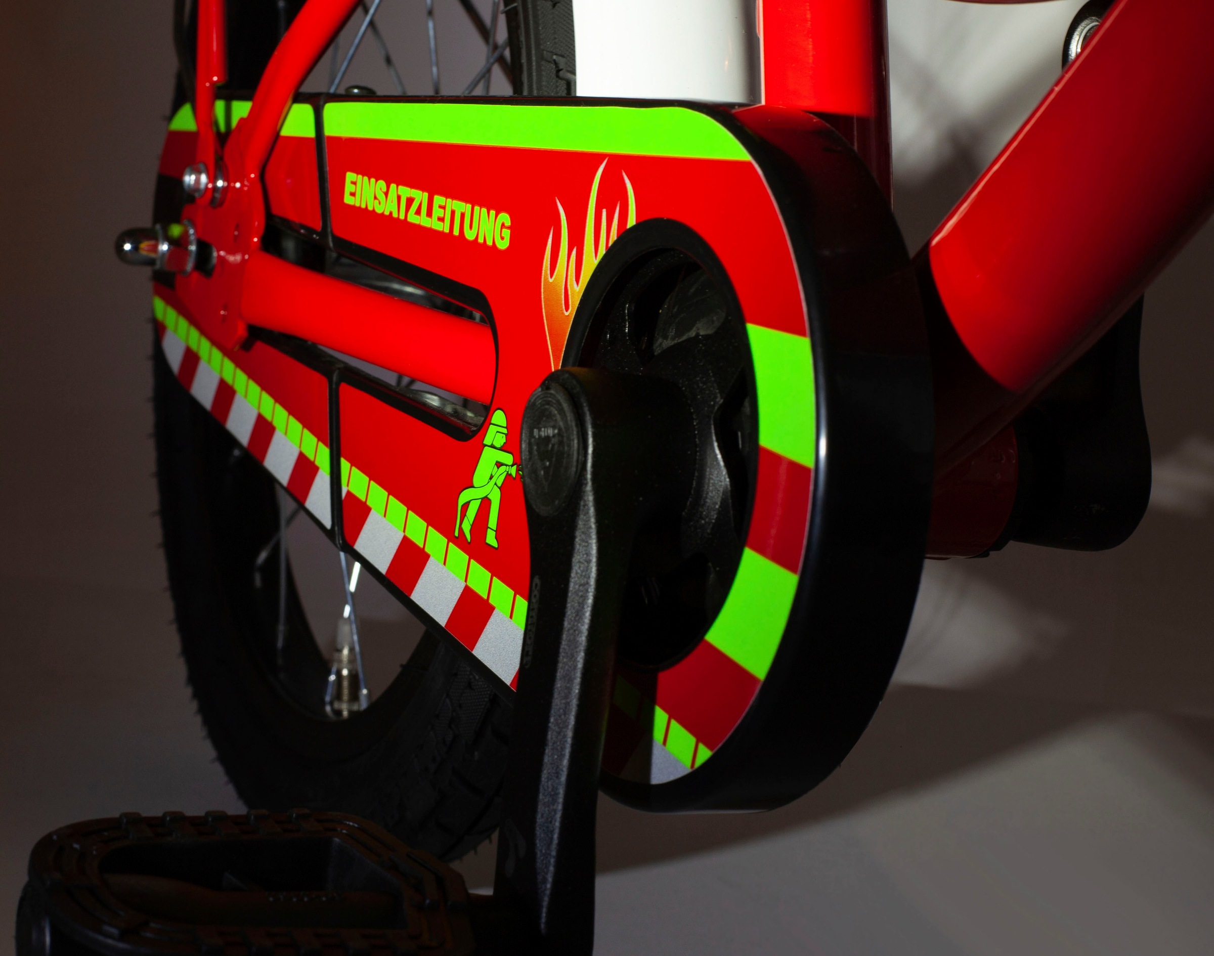 Bachtenkirch Kinderfahrrad »16" Feuerwehr«, 1 Gang, ohne Schaltung