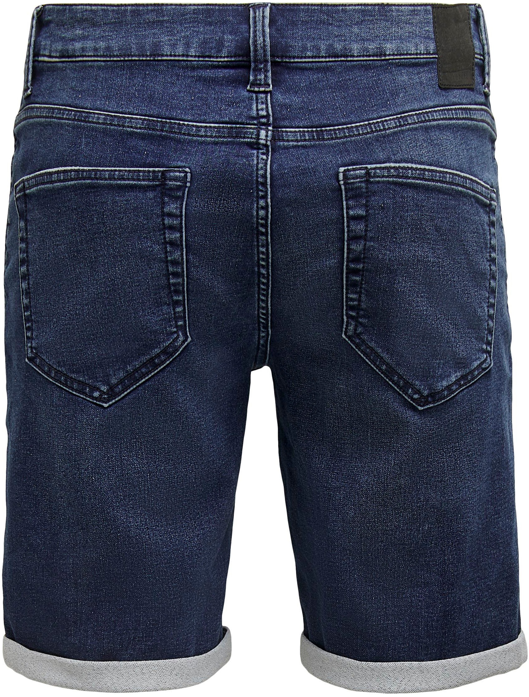 6. Bild von ONLY & SONS Jeansshorts »ONSPLY LIGHT BLUE 5189 SHORTS DNM NOOS«