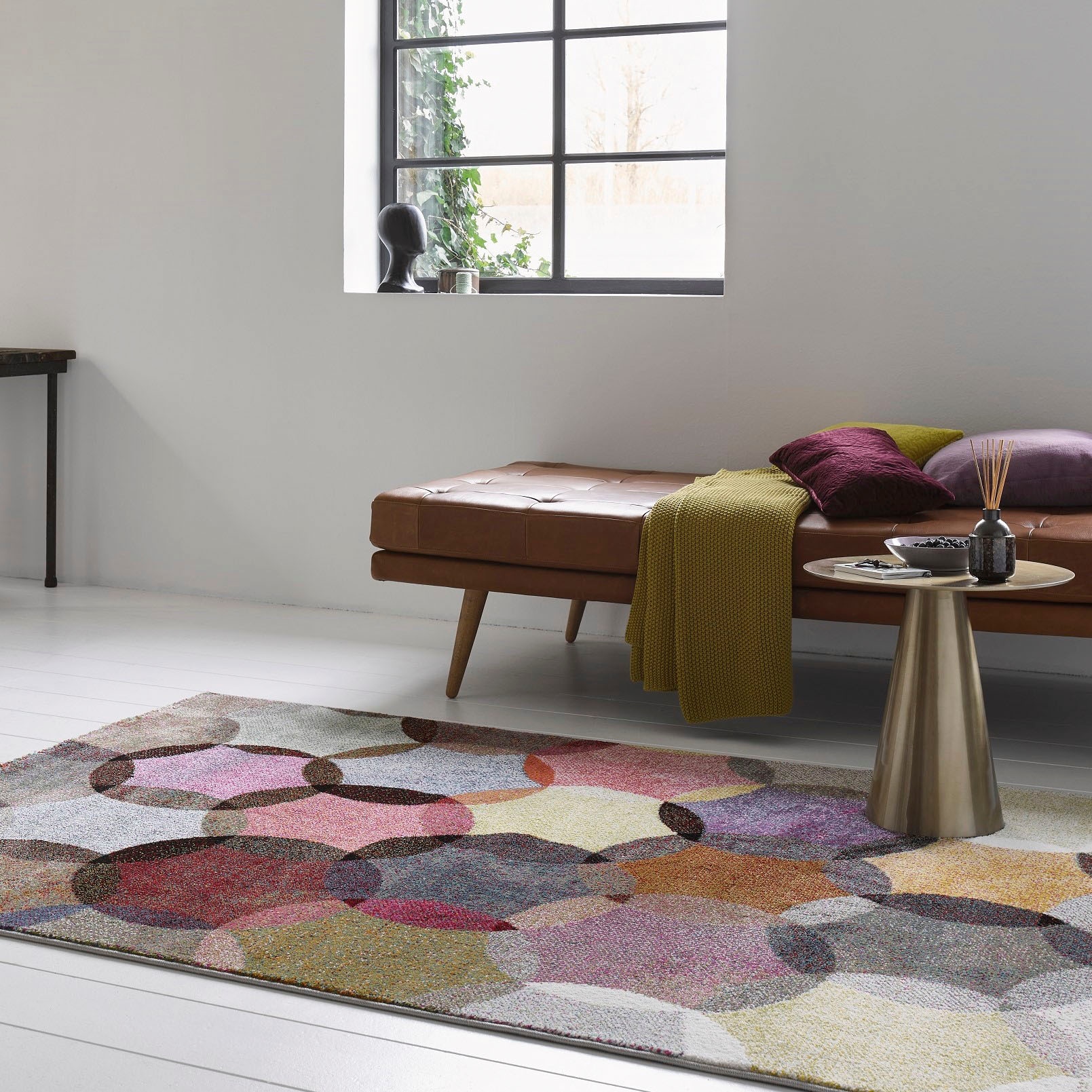 Esprit Teppich »Modernina ESP-3378«, rechteckig, 13 mm Höhe, weicher Kurzflor in modernem Design, Wohnzimmer, Schlafzimmer, bunt
