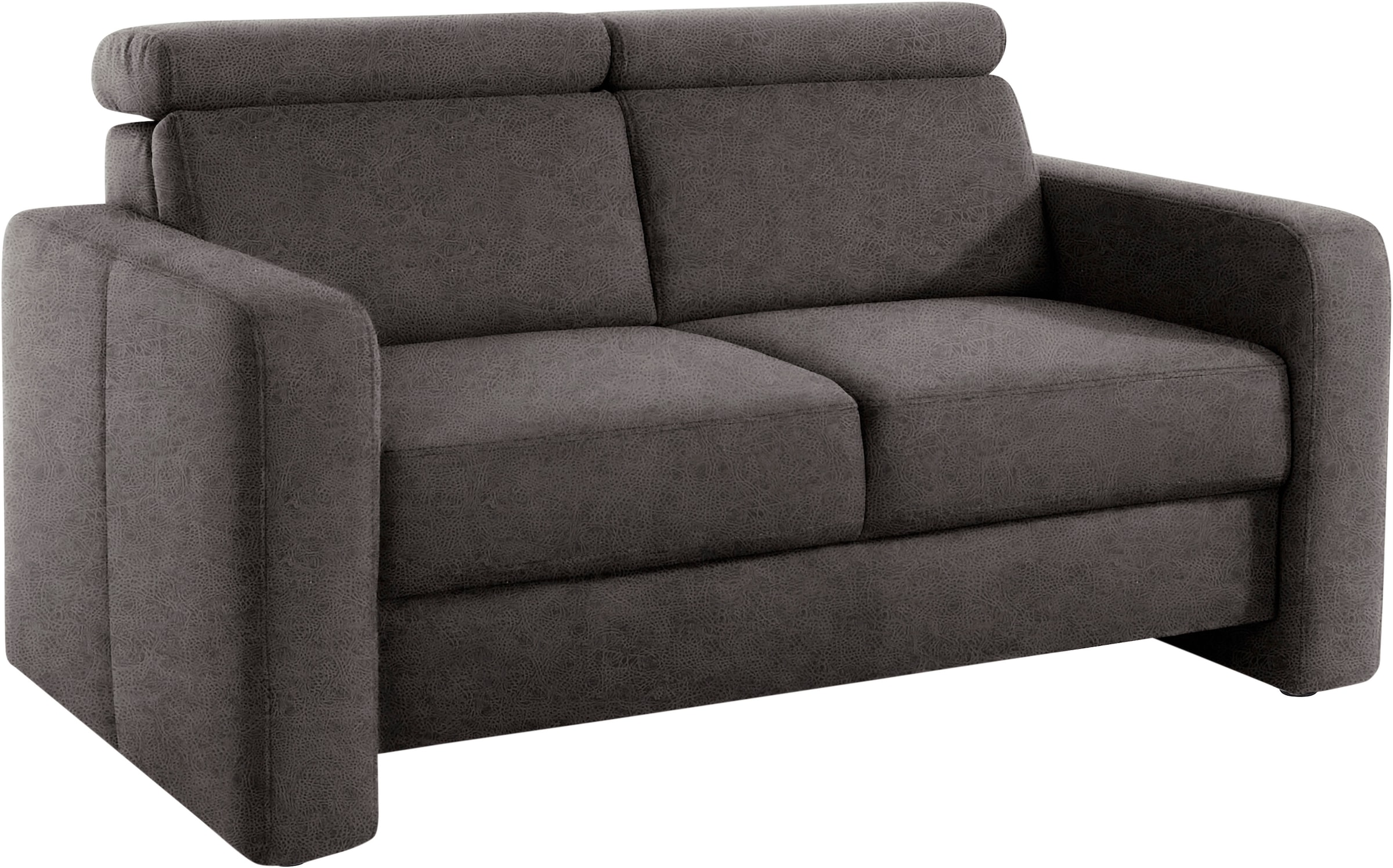 sit&more 2-Sitzer »Bologna«, inklusive Kopfteilverstellung und Federkern