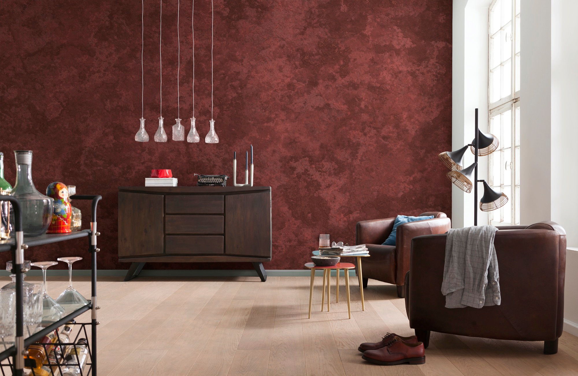 Komar Vliestapete »Digitaldruck Vlies - The Wall - Größe 400 x 280 cm«, bedruckt, Wohnzimmer, Schlafzimmer