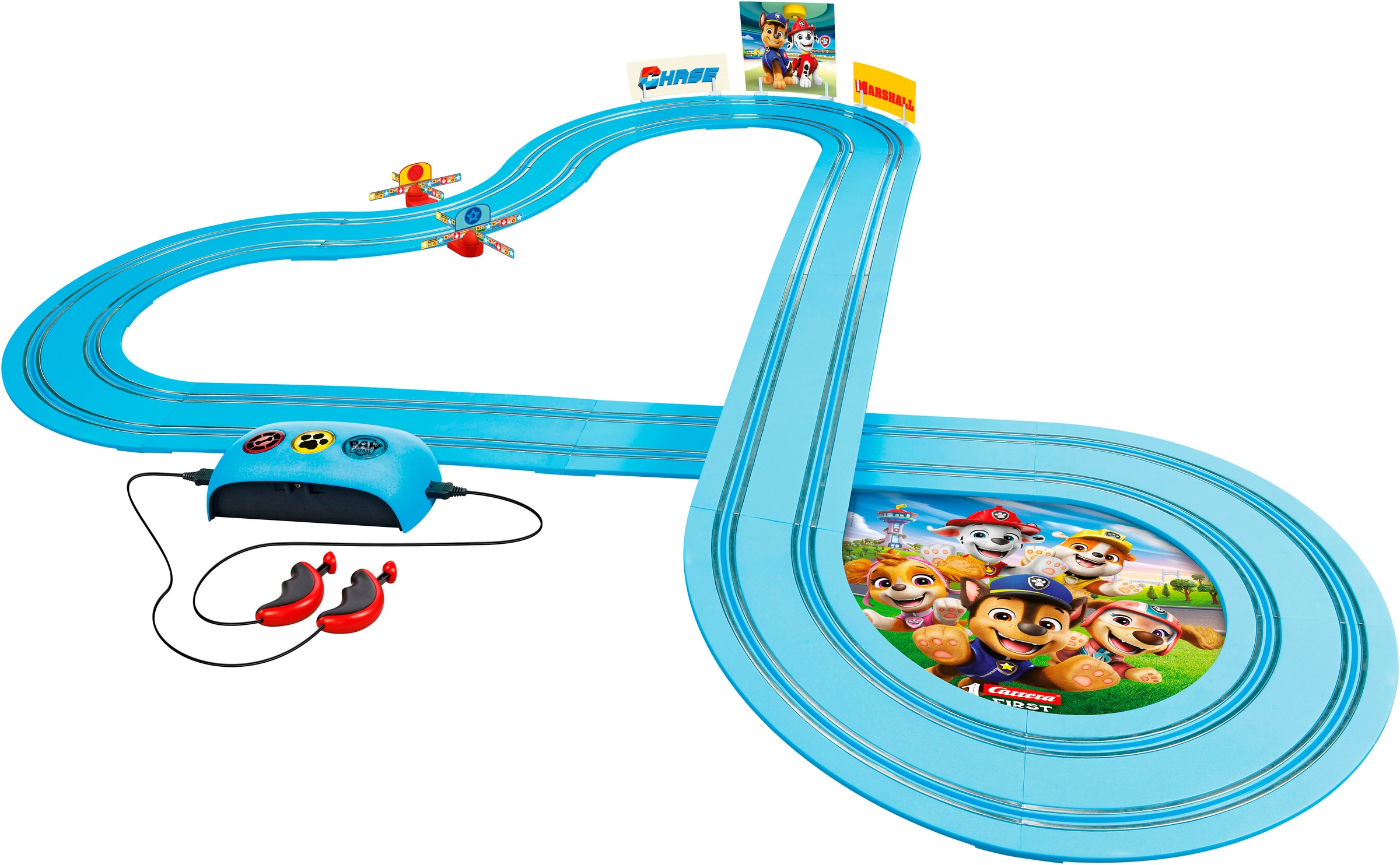 Carrera® Autorennbahn »Carrera First, Paw Patrol - Race N Rescue«