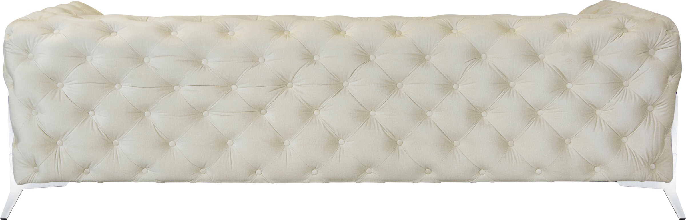 Leonique Chesterfield-Sofa »Amaury«, aufwändige Knopfheftung, moderne Chesterfield Optik, Fußfarbe wählbar