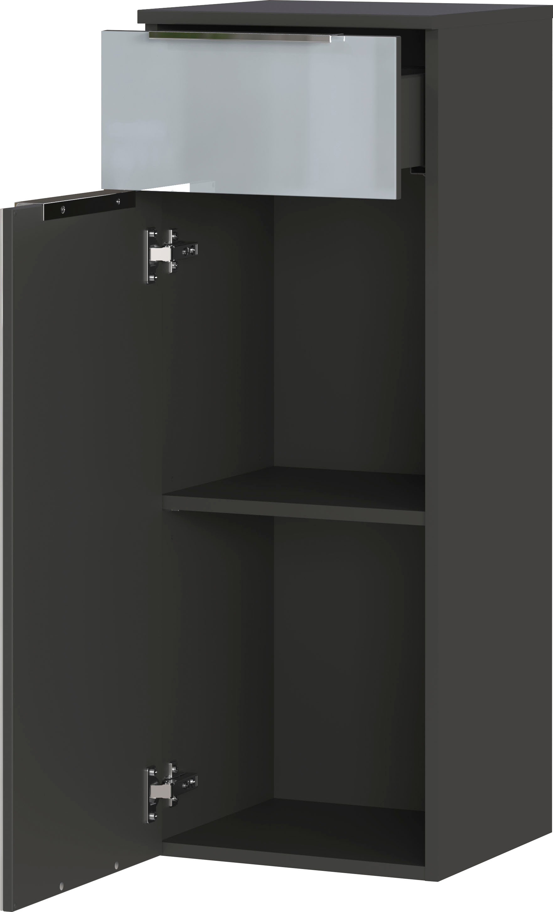 GERMANIA Badmöbel-Set »Oakland«, (5 St.), inkl. WT-Unterschrank, Spiegelschrank, Schrank, Mediumschrank, Kommode