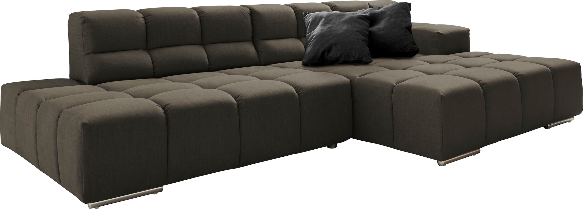 designwerk Ecksofa »Temple L-Form, tolles Designsofa«, mit Sitztiefenverste günstig online kaufen