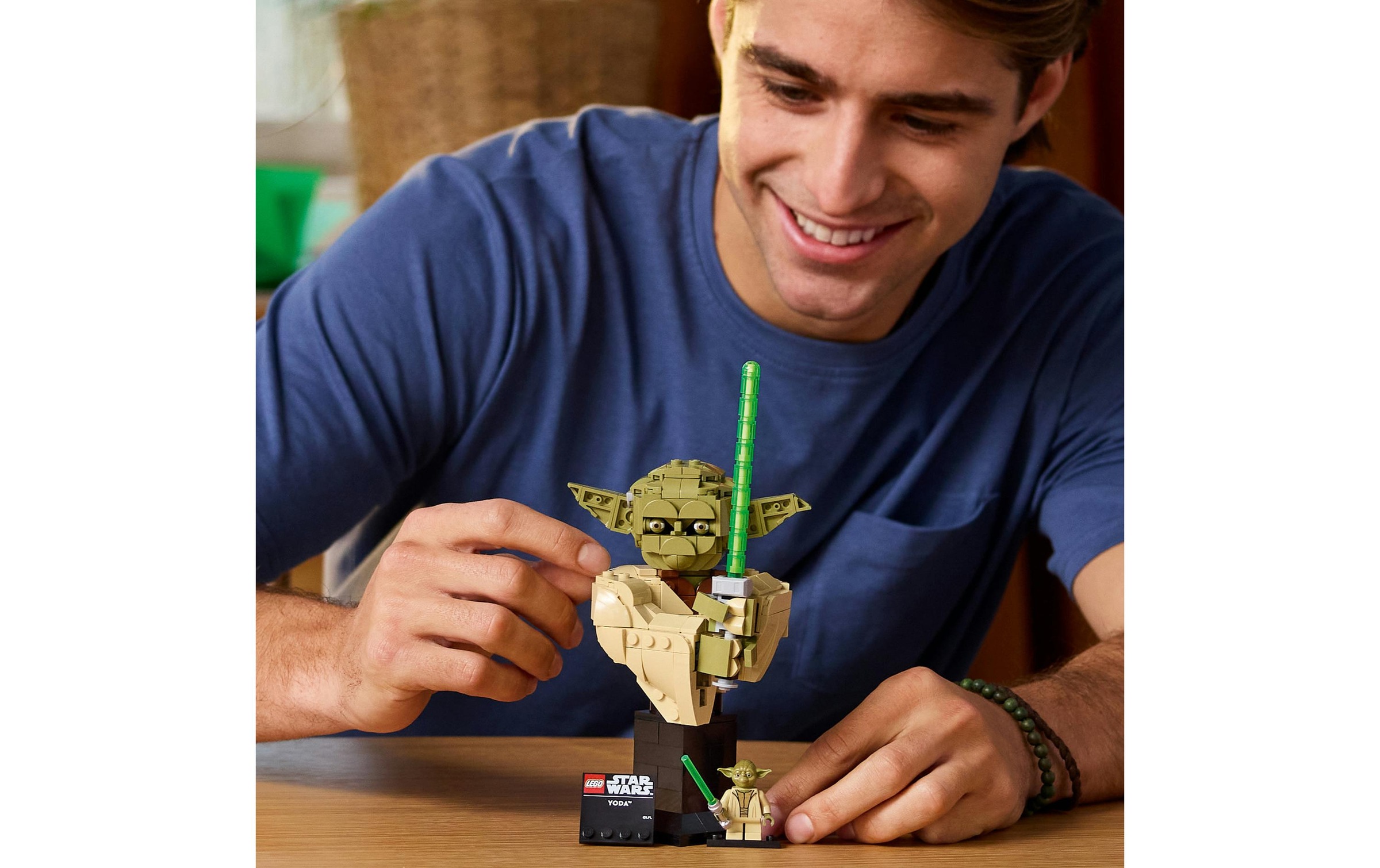 LEGO® Konstruktionsspielsteine »Yoda Büste (75438), LEGO Star Wars™«