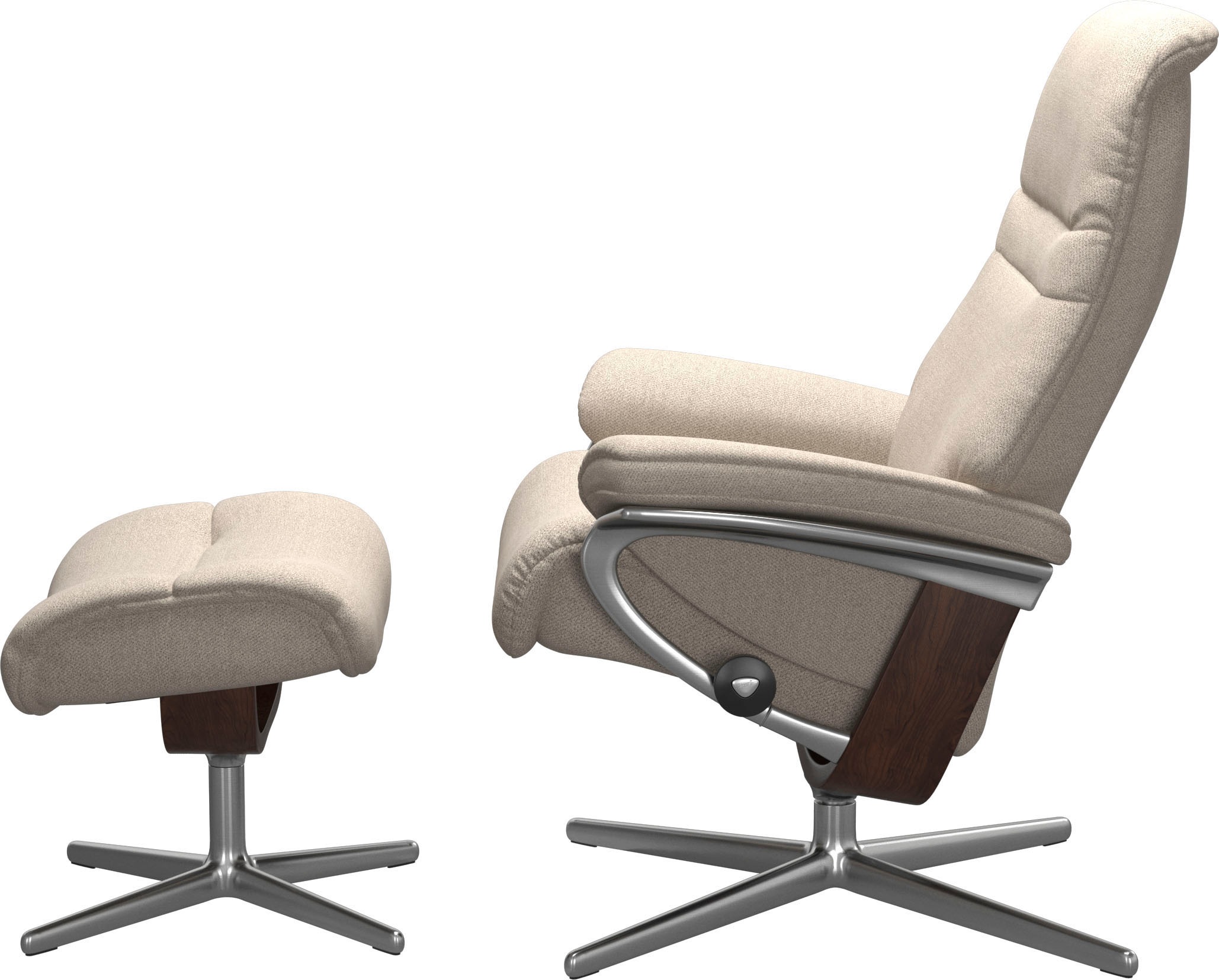 Stressless® Relaxsessel »Sunrise«, mit Cross Base, Größe S, M & L, Holzakzent Braun