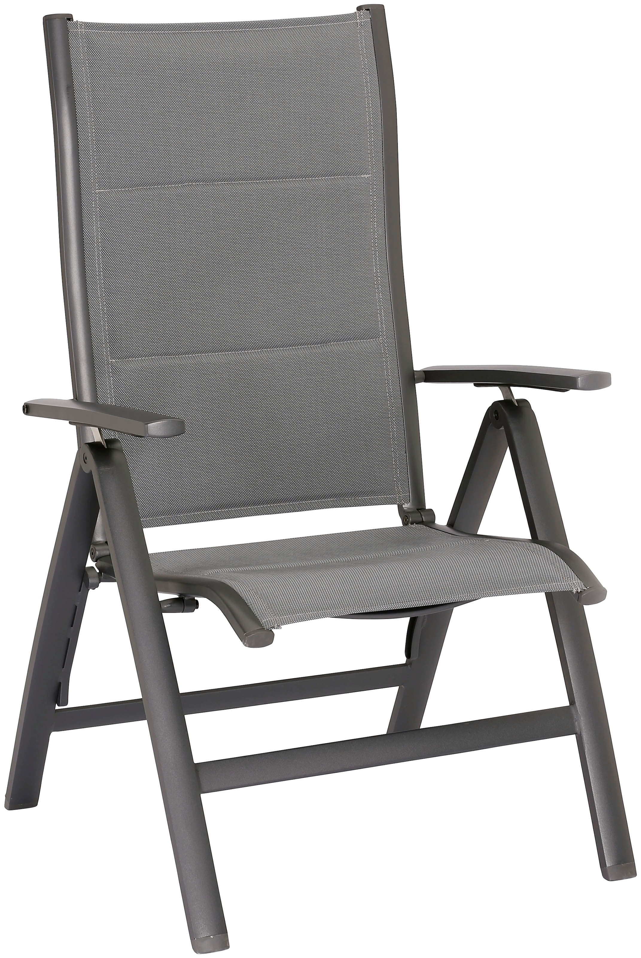 Best Gartensessel »Varese«, (Set, 2 St.), 2x Klappsessel Varese anthrazit/mat