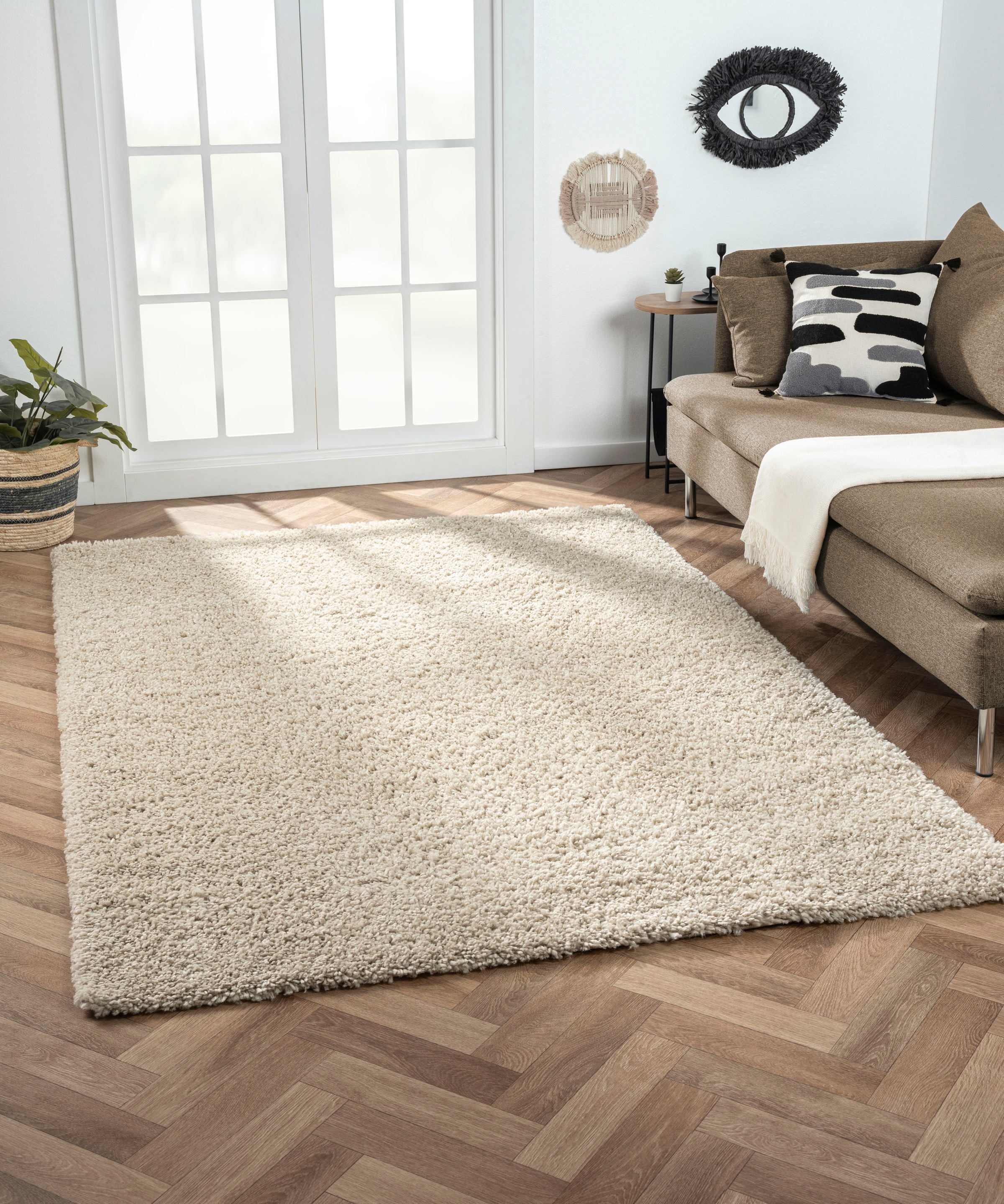 Myflair Möbel & Accessoires Hochflor-Teppich »My Shaggy«, rechteckig, 37 mm günstig online kaufen