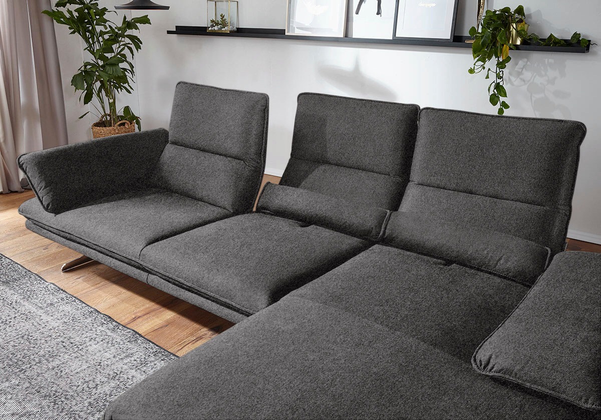 W.SCHILLIG Ecksofa »broadway, Designsofa mit tollem Sitzkomfort, L-Form«, S günstig online kaufen