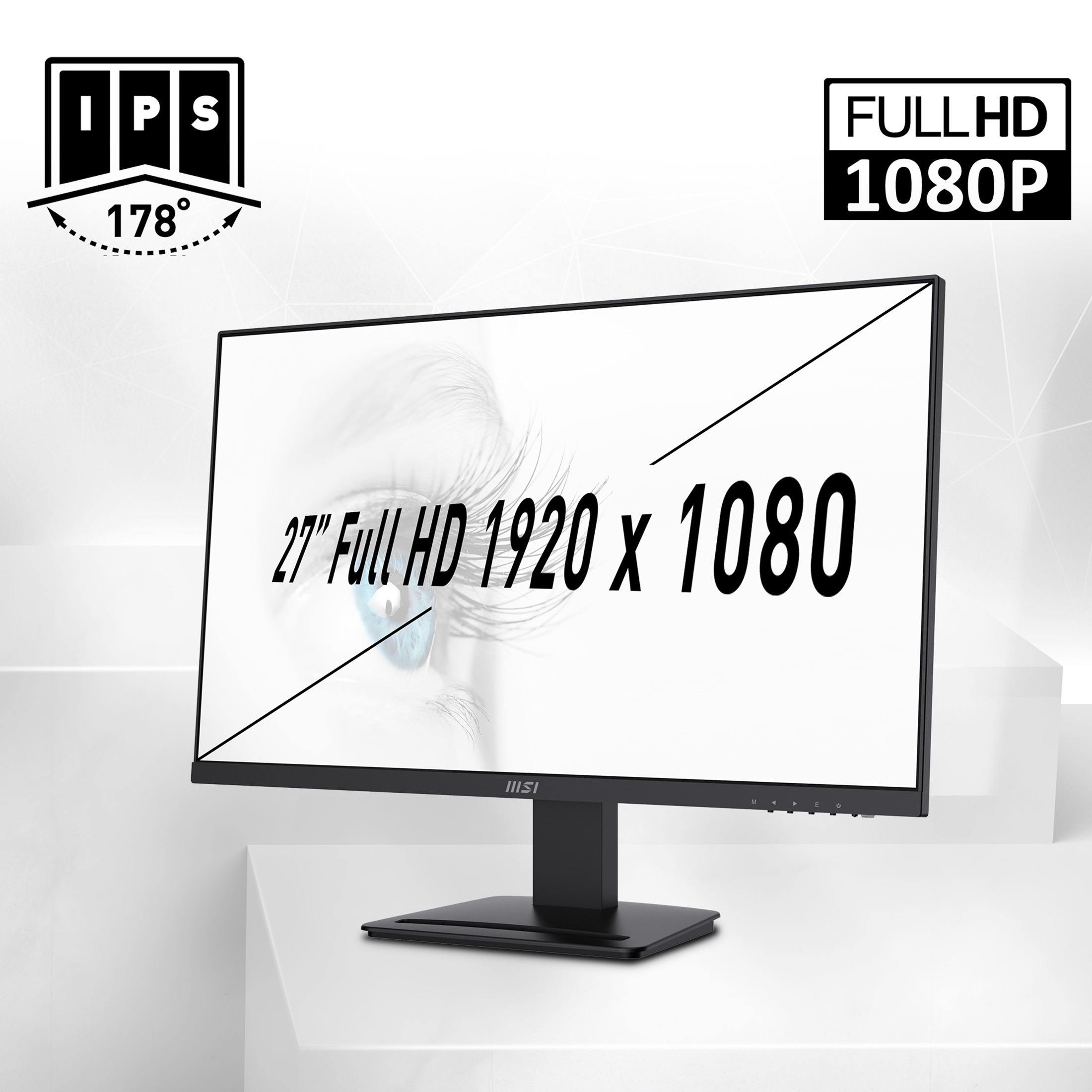 GAMEMAX PC-Komplettsystem »MegaDeal Diamond BK SET2612«, (inkl. Maus & Tastatur), Windows 11 + MSI PRO MP273A Monitor, 69cm (27")