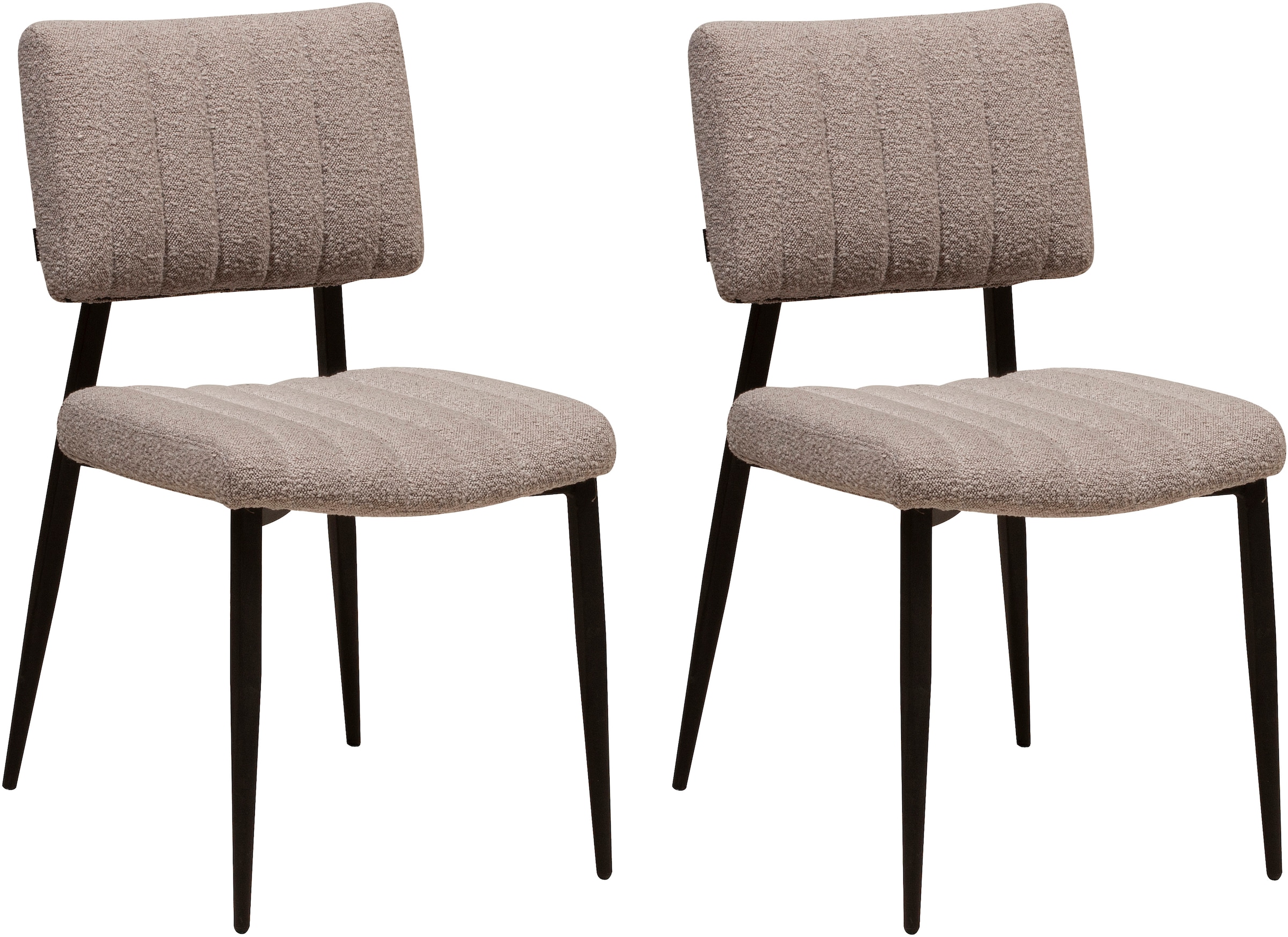 OMG Design Esszimmerstuhl »Dirk«, (Set), 2 St., Stoff, moderner Boucle Bezu günstig online kaufen