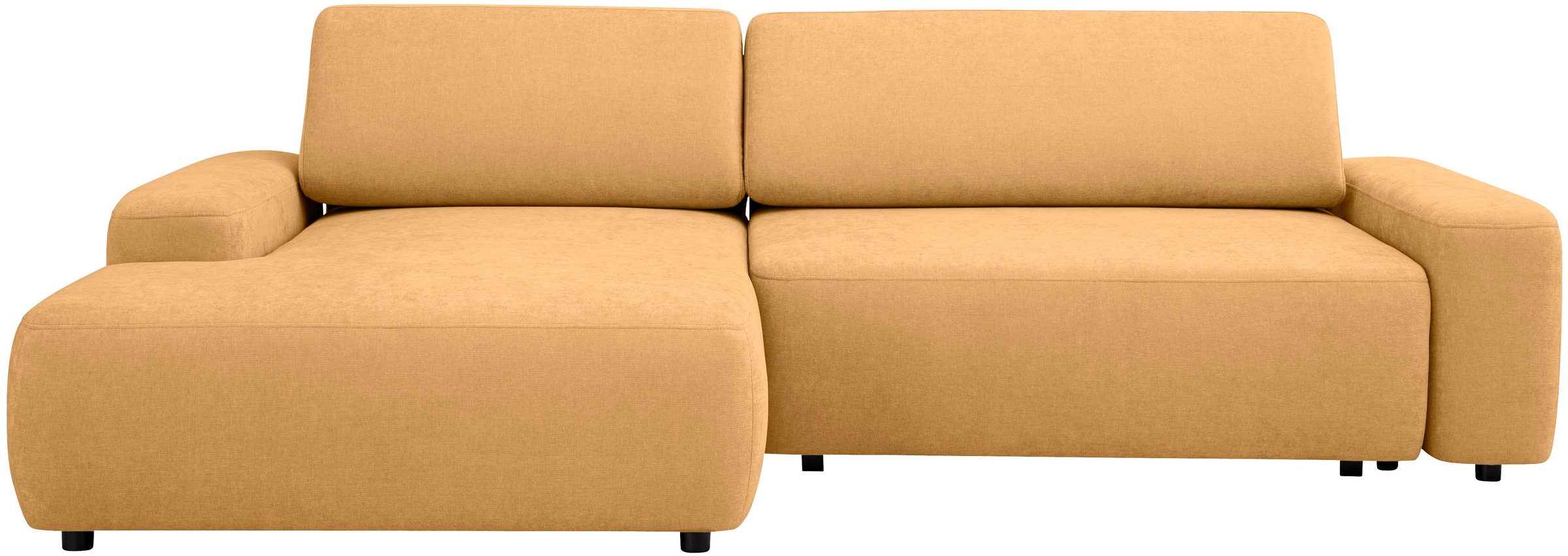 INOSIGN Ecksofa »TORGE (264cm), Schlafsofa in Cord, Samtvelours o Struktur günstig online kaufen