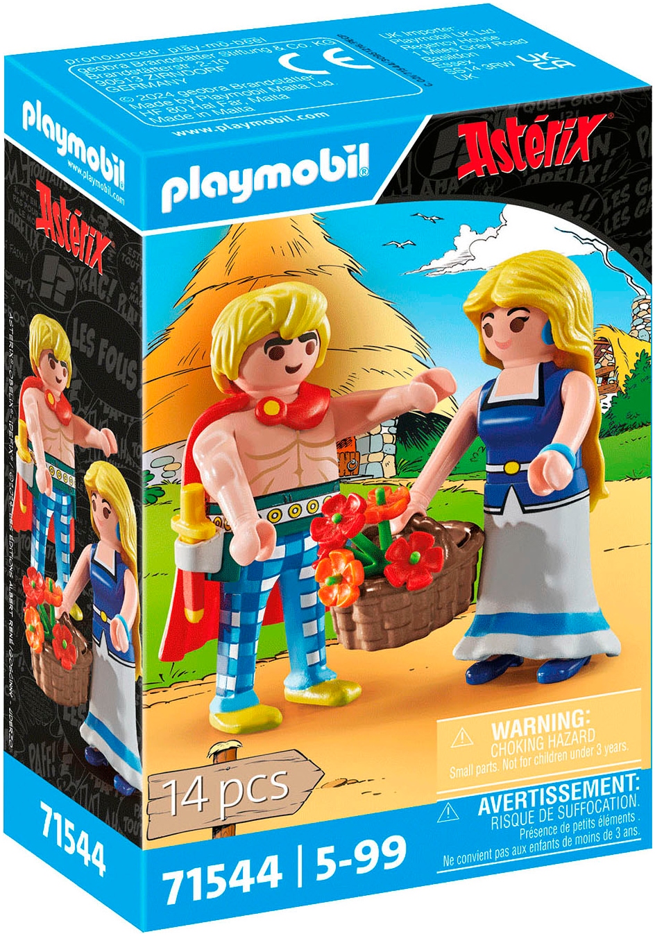 Playmobil® Konstruktions-Spielset »Tragicomix und Falbala (71544), Asterix«, (14 St.), Made in Europe
