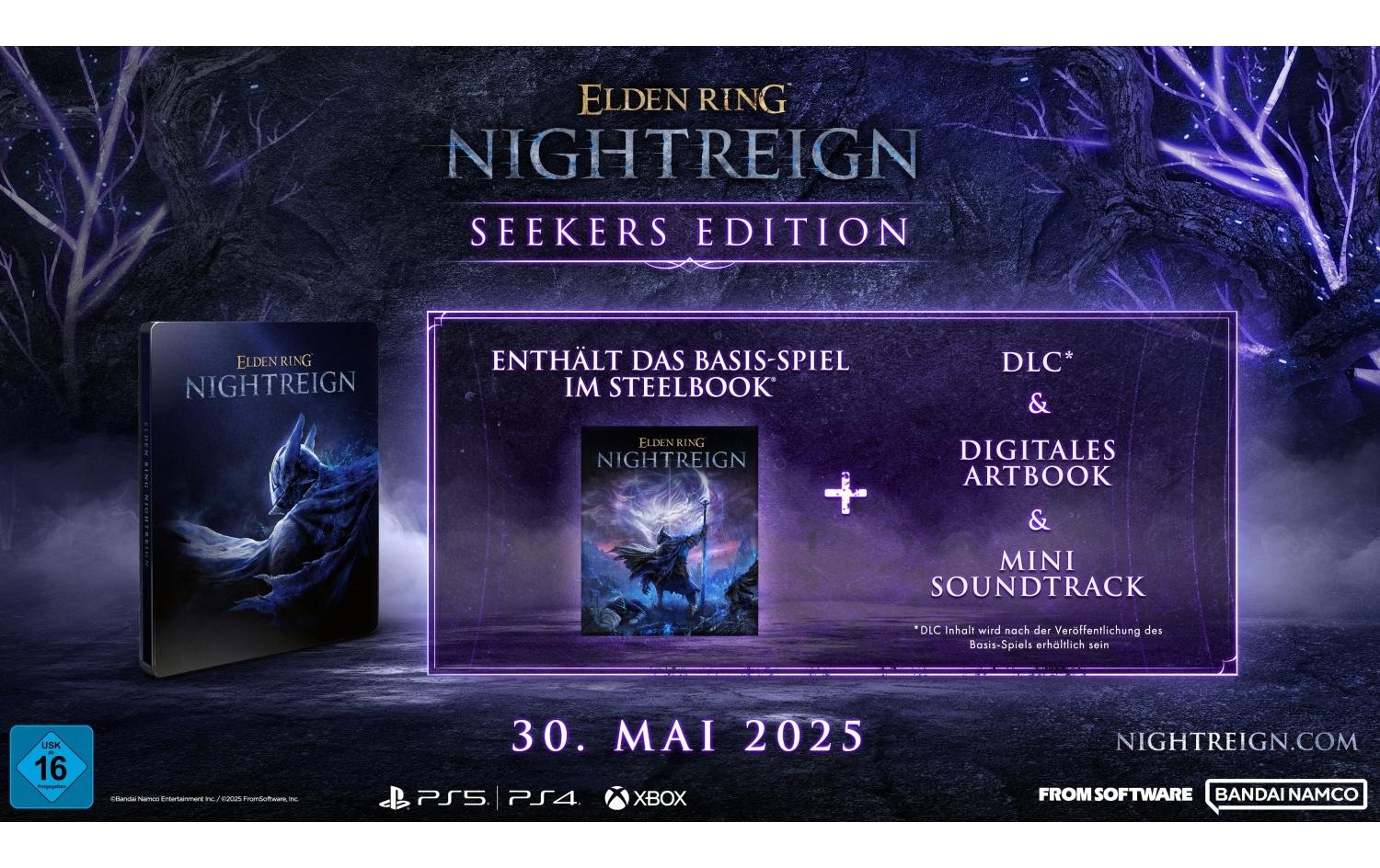 BANDAI NAMCO Spielesoftware »Namco Elden Ring – Nightreign Nightreign Seekers Edition« PlayStation 5