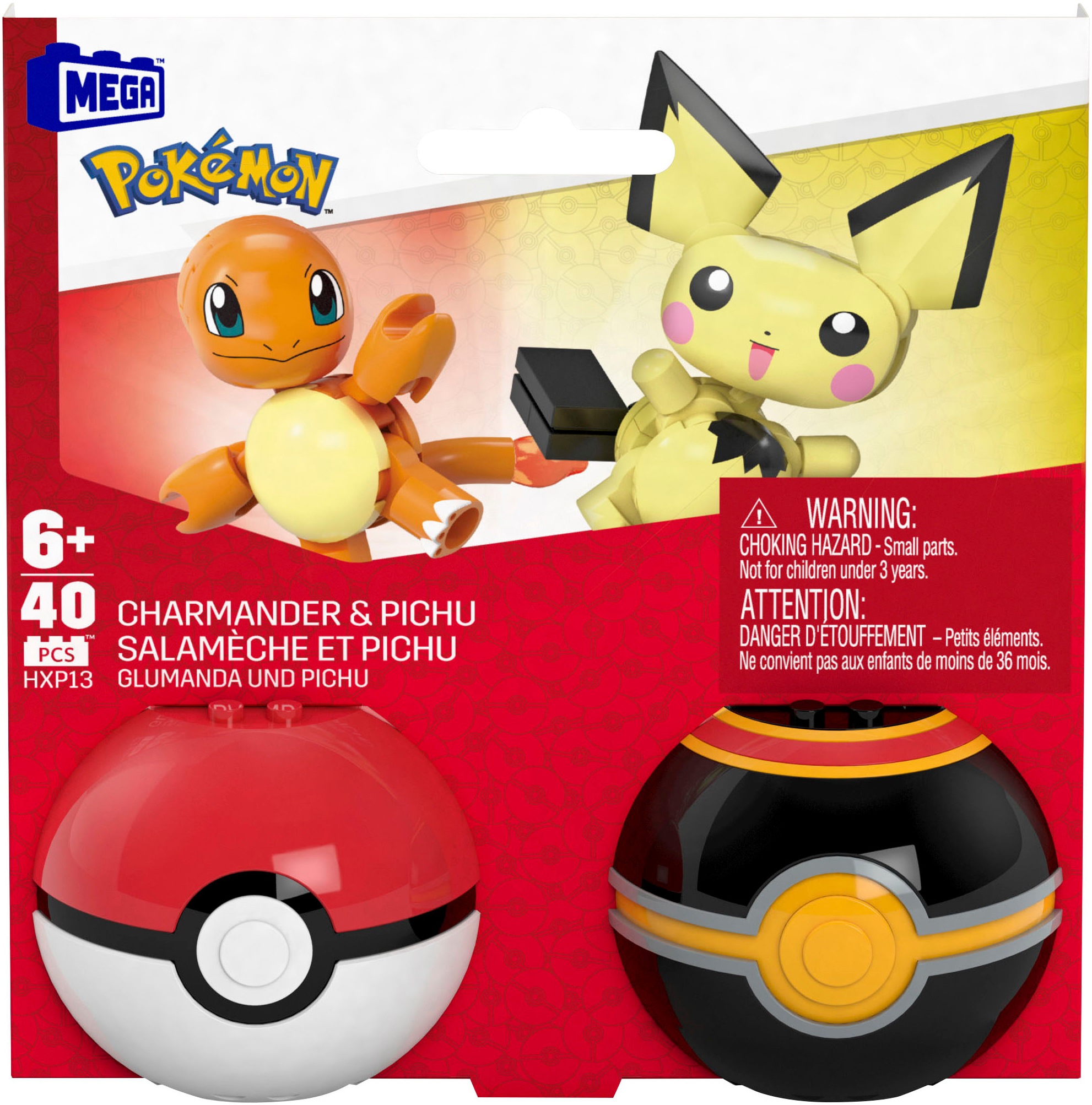 6. Bild von MEGA Spielbausteine »MEGA Pokémon Ball Coll - Charmander and Pichu«