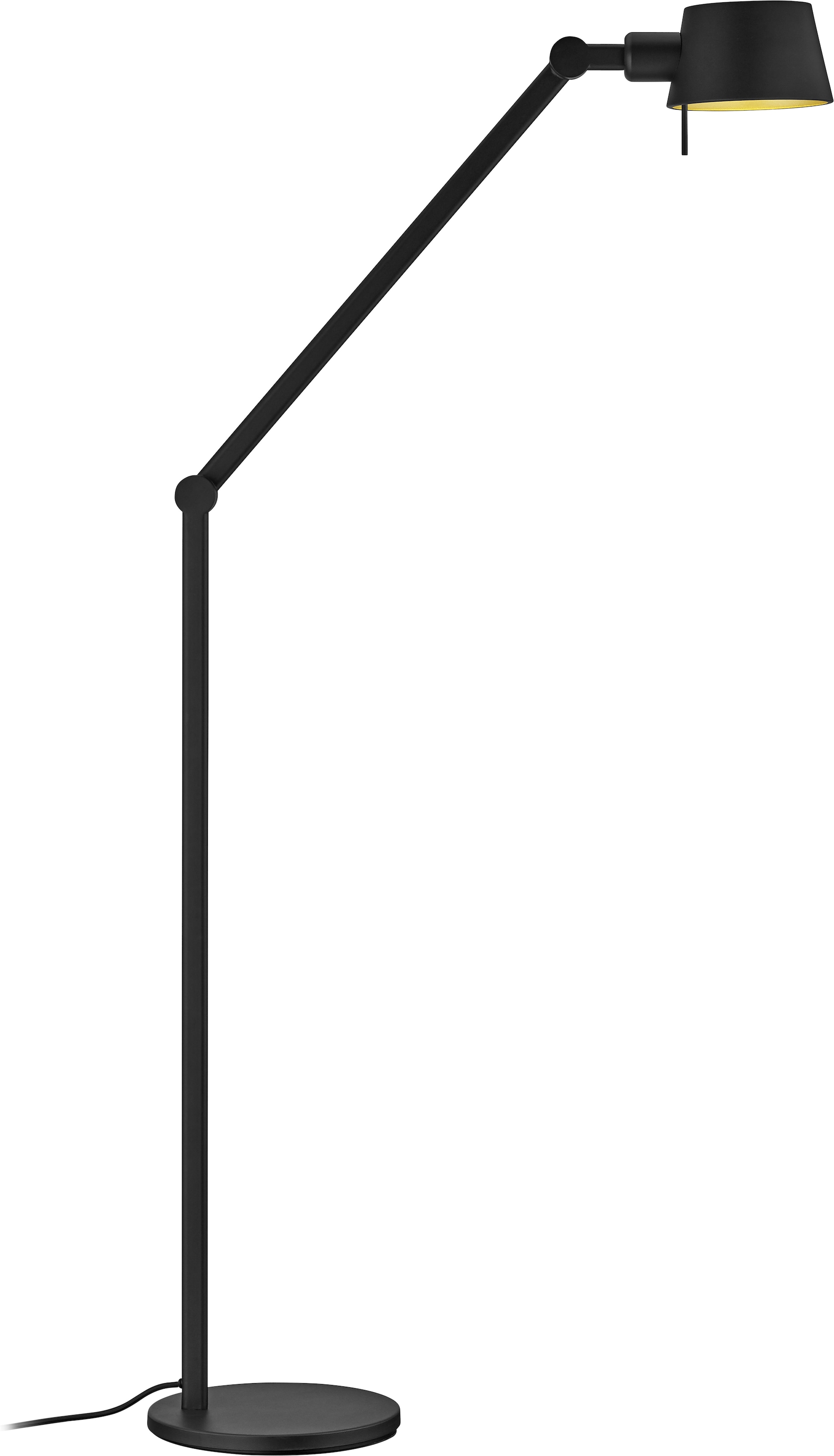 HELL höllisch gutes Licht Stehlampe »MEDO« E27 1 Stk. Fusstrittschalter, In der Höhe einstellbar