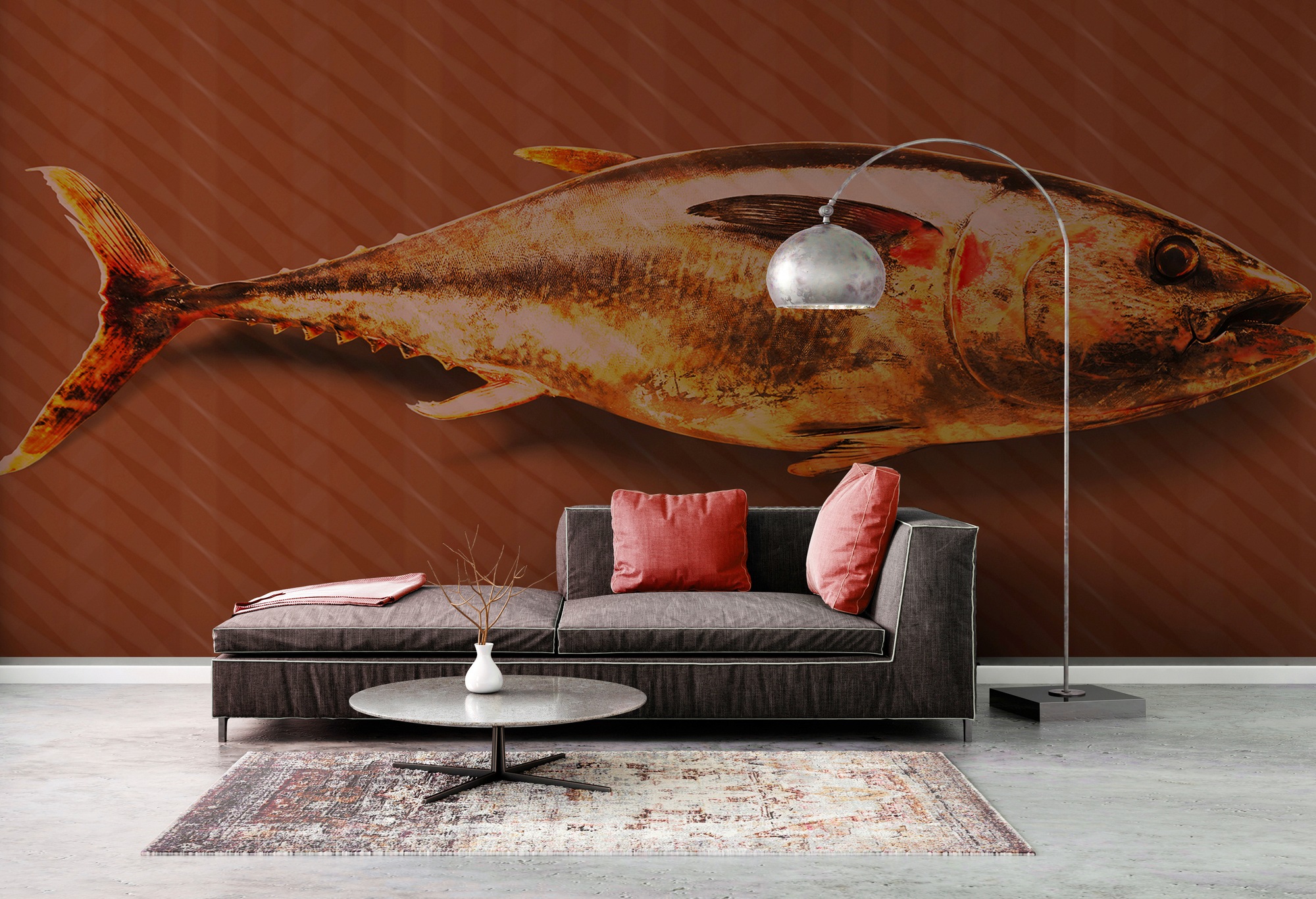 Architects Paper Fototapete »Atelier 47 Tuna Graphic 2«, abstrakt, Vlies, Wand, Schräge, Decke