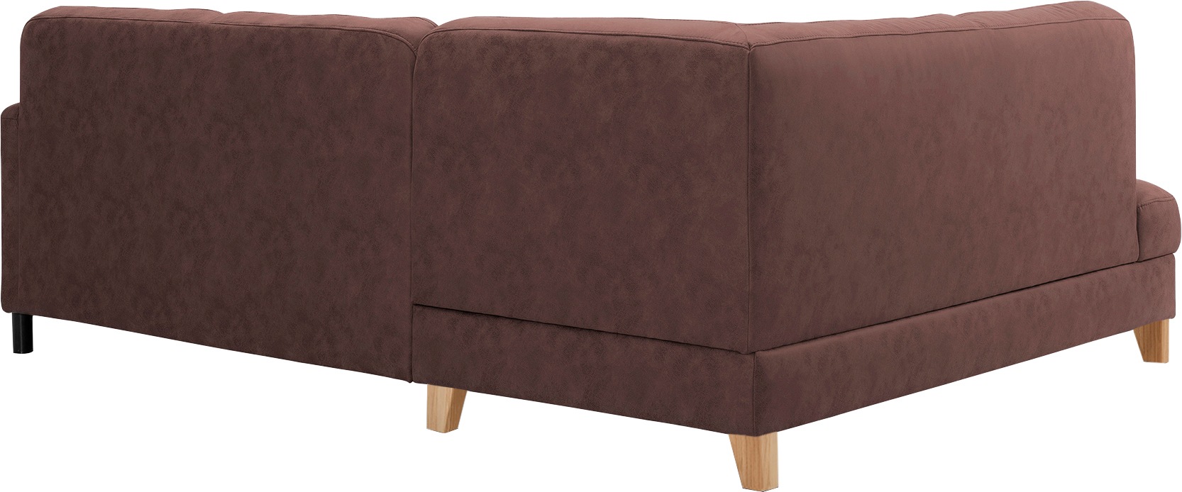 exxpo - sofa fashion Ecksofa »Elio, kompakt und komfortabel, bequem, zeitloses Design, L-Form«, wahlweise mit Bettfunktion und Bettkasten