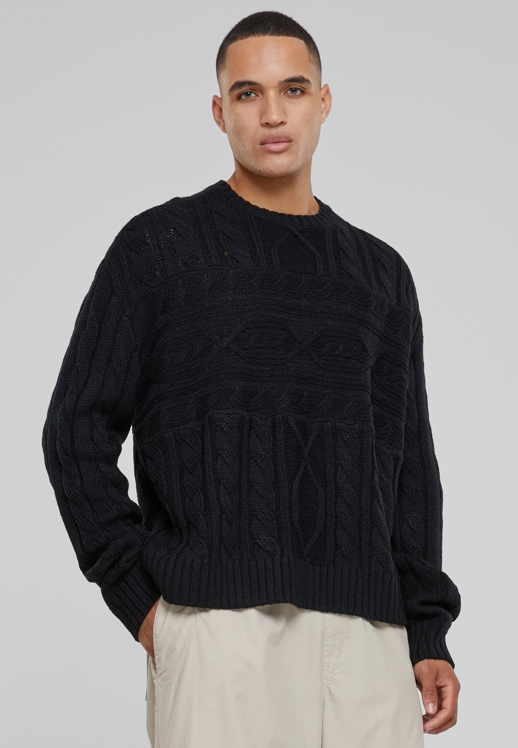 URBAN CLASSICS Rundhalspullover »Urban Classics Herren Set In Boxy Sweater« 1 Stk. tlg.