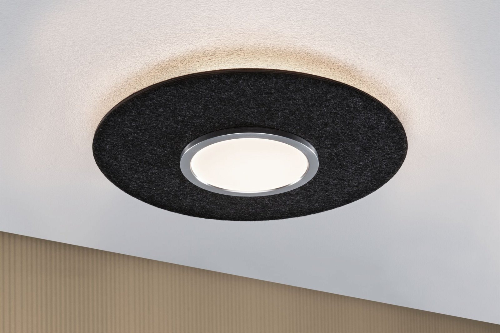 Paulmann LED Deckenleuchte »Tulga 2700K 2000lm 32,5W Anthrazit«, 1 flammig, 3-Step-Dim