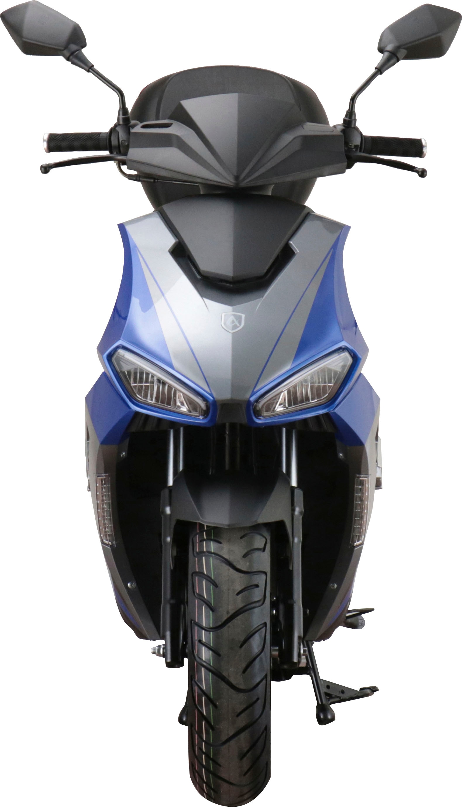 Alpha Motors Motorroller »Mustang FI«, 50 cm³, 45 km/h, Euro 5, 3 PS, (Set, mit Topcase), mit USB-Anschluss und Lenkerschloss, sportliches Design