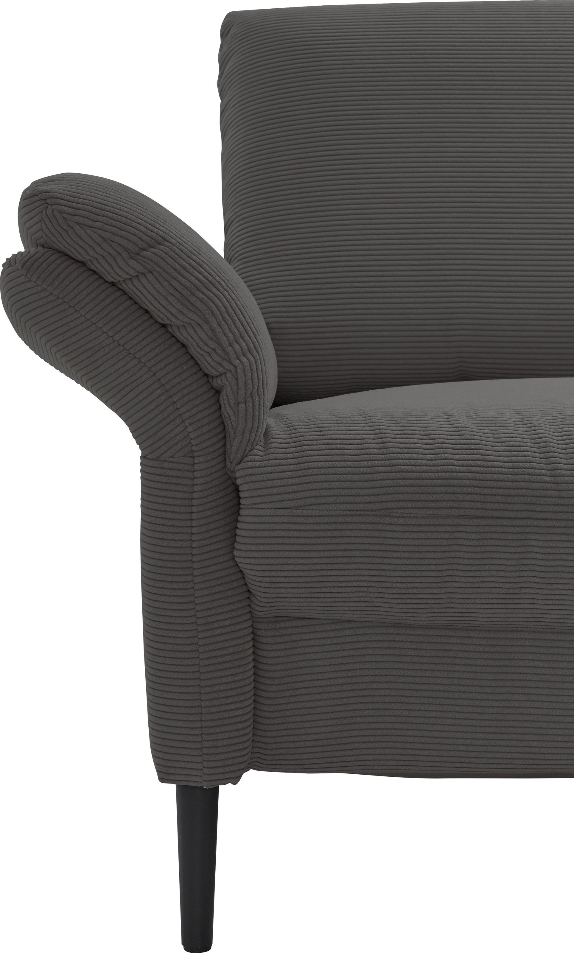 Places of Style Ecksofa »Sarsina: mit Tonnentaschen-Federkern, perfekt zum Entspannen L-Form«, inklusive 1 motorischen Relaxfunktion mit Herz-Waage-Beschlag
