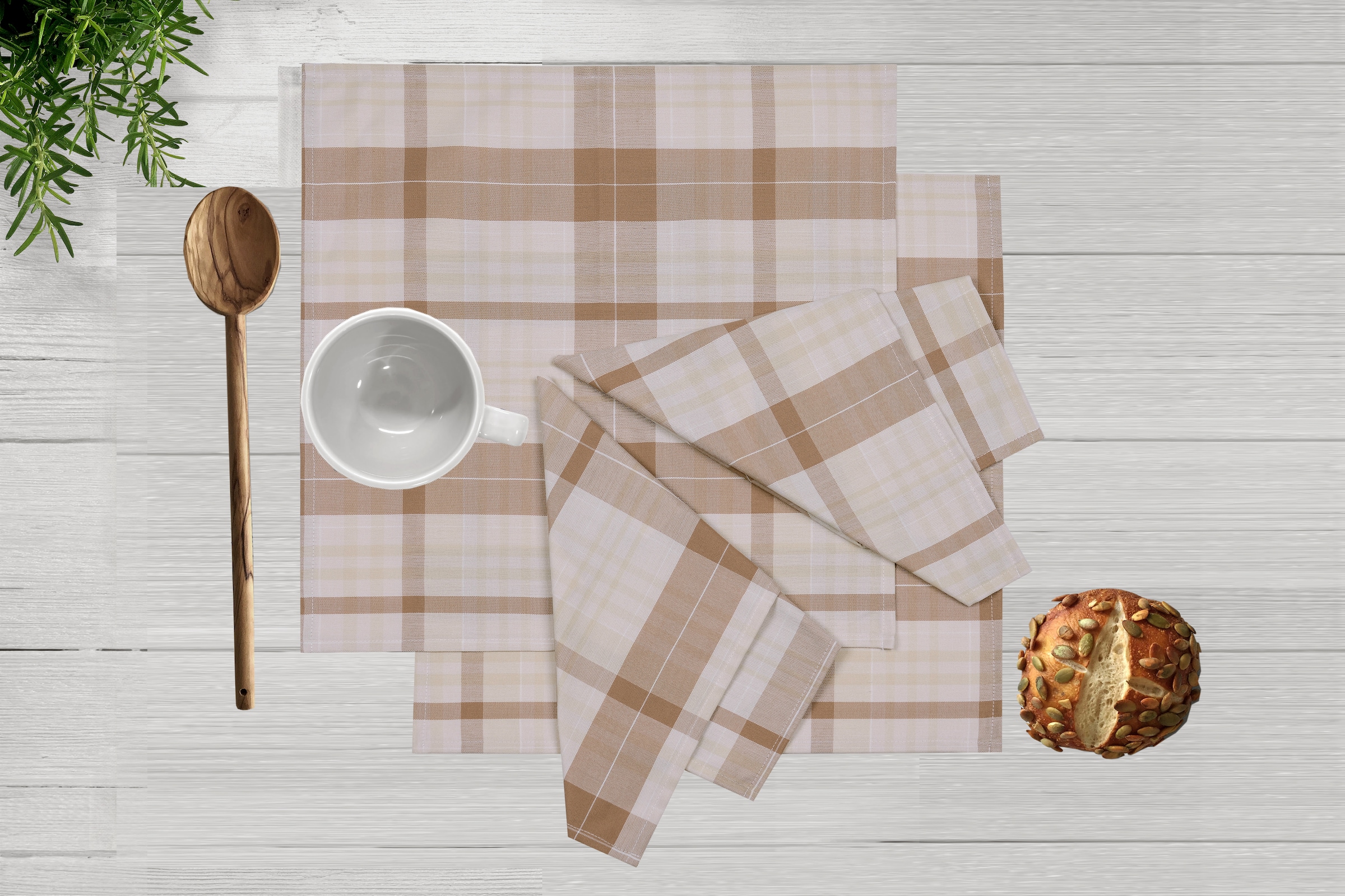 my home Stoffserviette »Candise« Check Muster günstig online kaufen