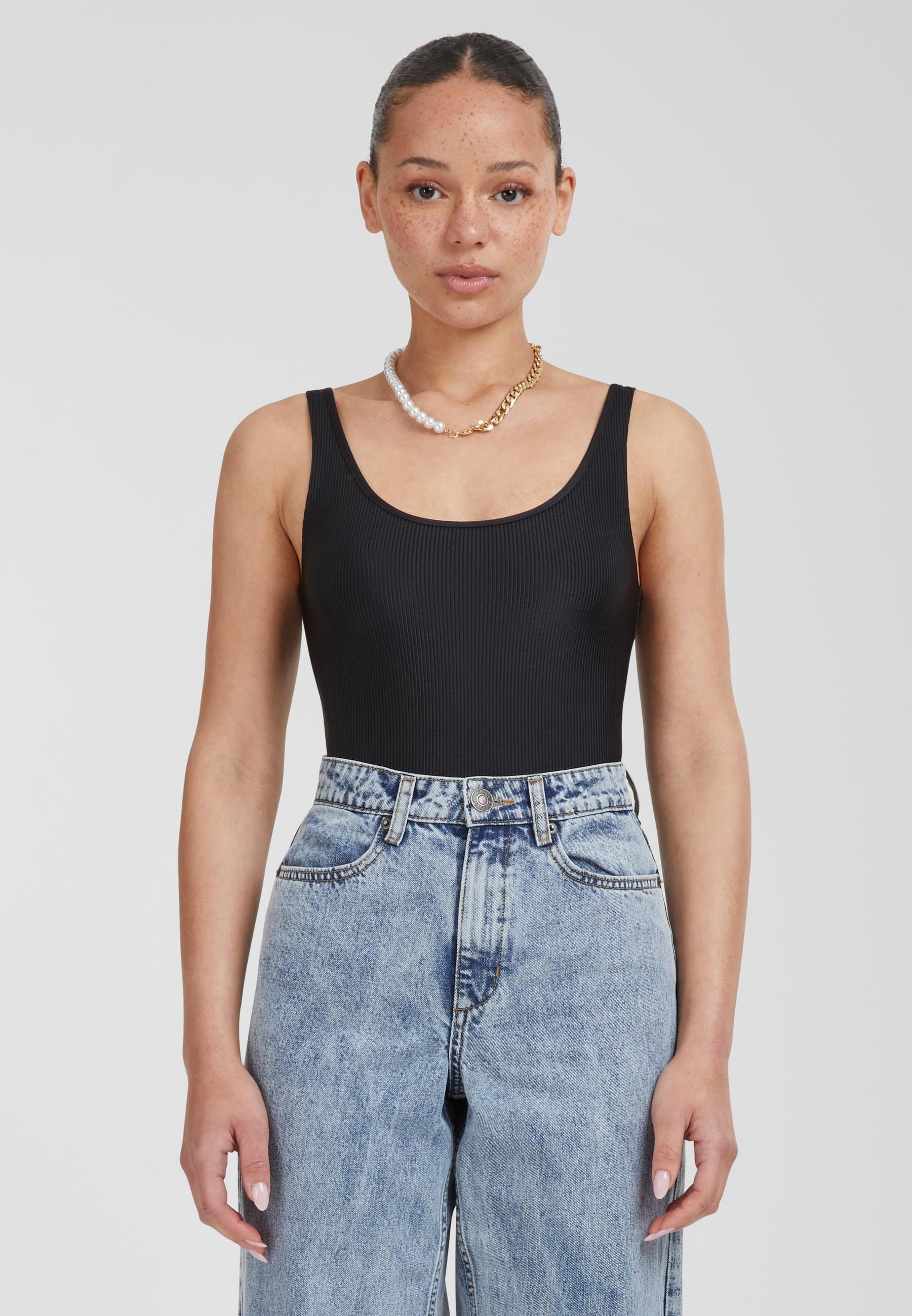 URBAN CLASSICS Body »Urban Classics Damen Ladies Shiny Rib Body«