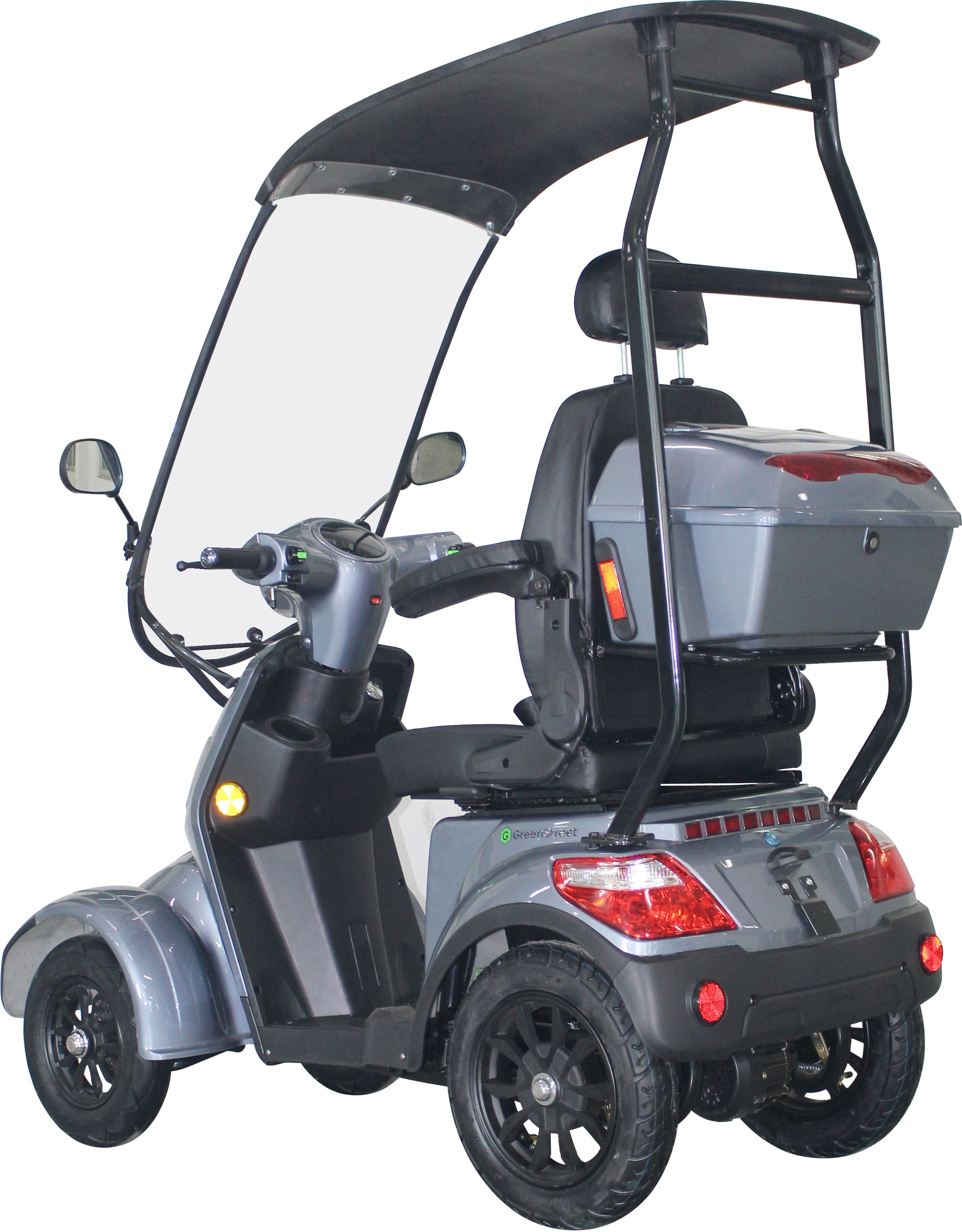 GreenStreet Elektromobil »E-Mover Deluxe«, mit 60V/26Ah Li-Ion-Akku, inkl. Topcase und Dach