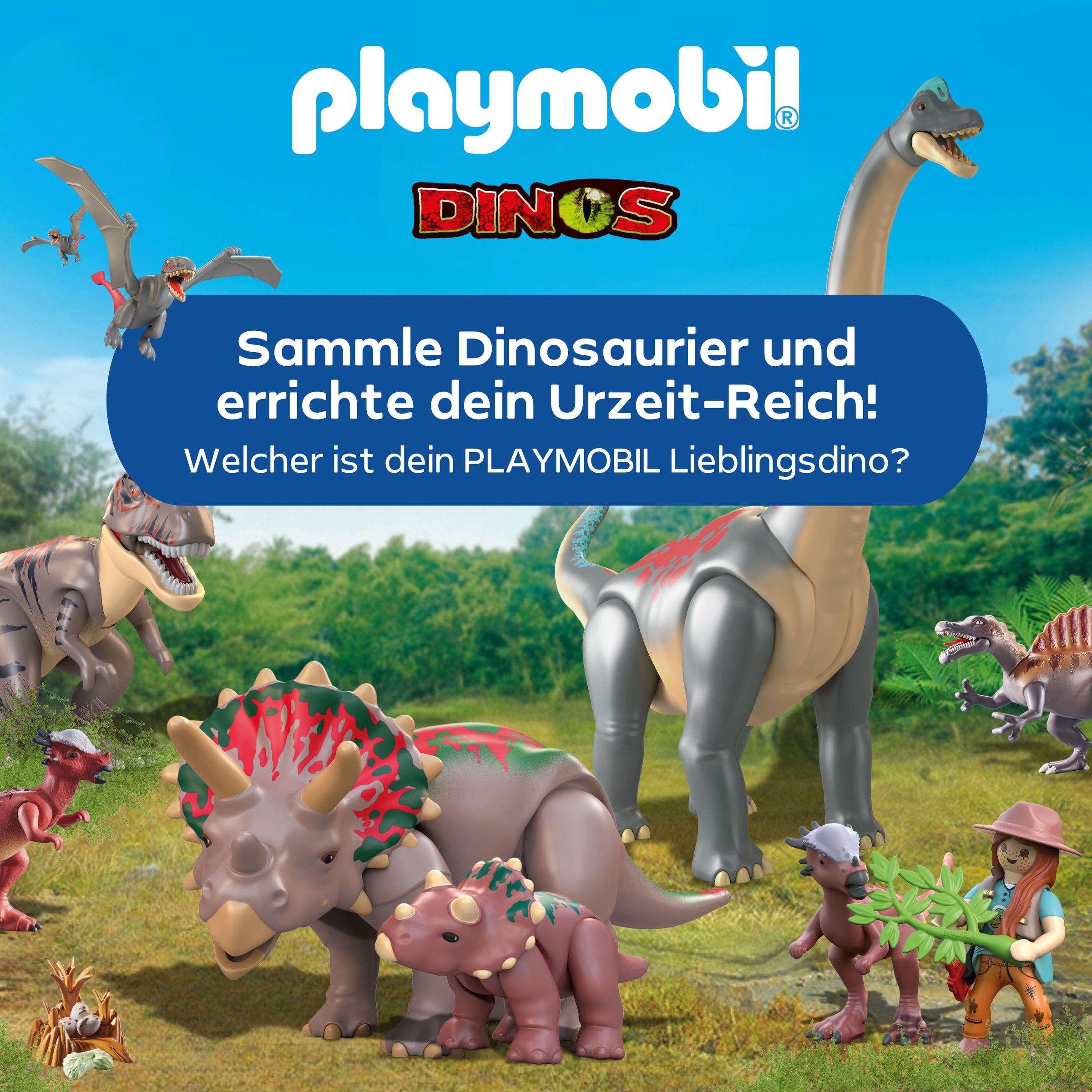 Playmobil® Konstruktions-Spielset »Stygimoloch-Beobachtung (71822), Playmobil Dinos«, (37 St.)
