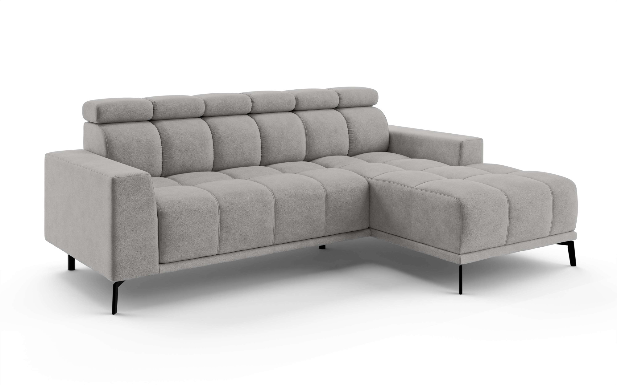 INOSIGN Ecksofa »CAZIE, Designsofa, L-Form, trendige Bubble-Optik,«, L-Form mit Wellenunterfederung, Recamiere rechts/links bestellbar