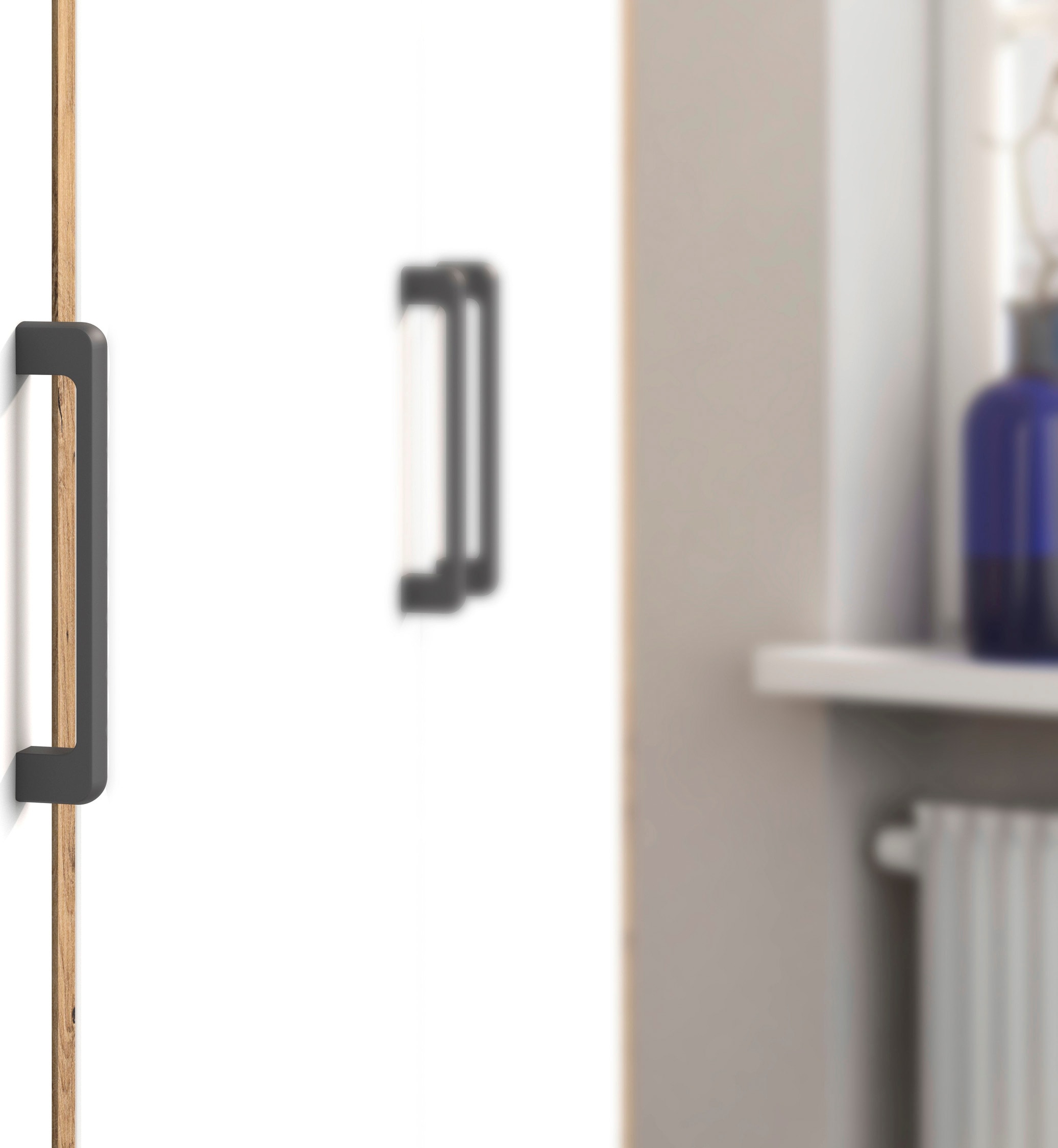 rauch Drehtürenschrank »Voyager, Kleiderschrank mit Außenschubkästen, Garderobe«, (in 3 verschiedenen Ausstattungen BASIC/CLASSIC/PREMIUM), Made in Germany