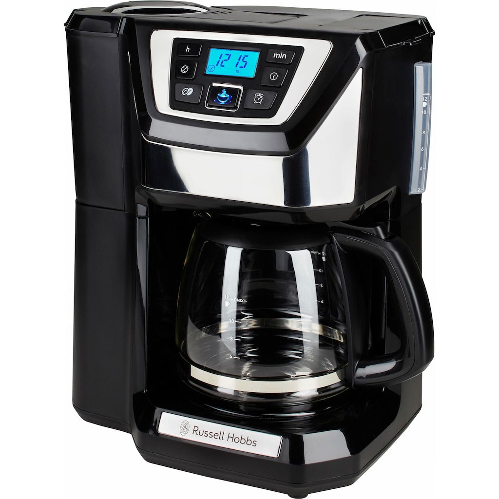 RUSSELL HOBBS Kaffeemaschine mit Mahlwerk »Victory Grind & Brew 22000-56«, 1,5 l Kaffeekanne, Permanentfilter