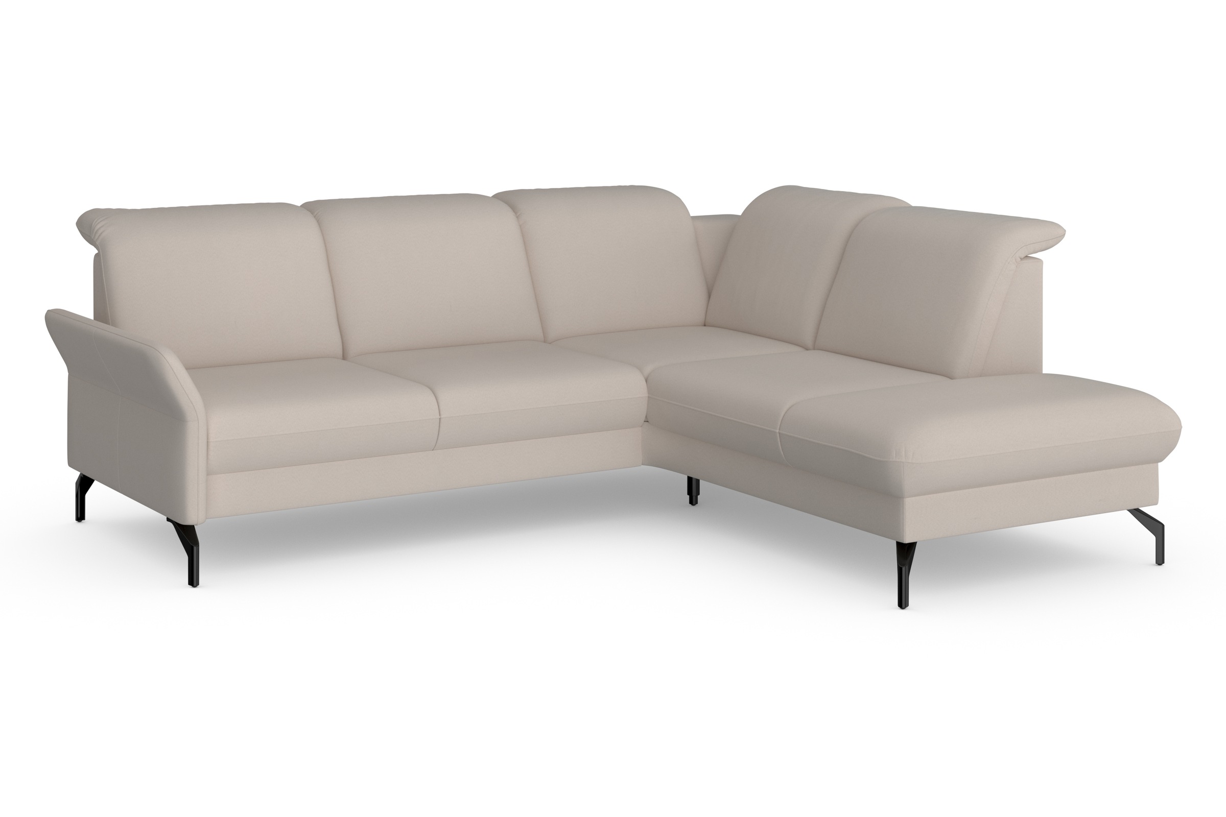 sit&more Ecksofa »Fashion L-Form«, wahlweise mit Kopfteilverstellung und Vorziehsitz, motorisch