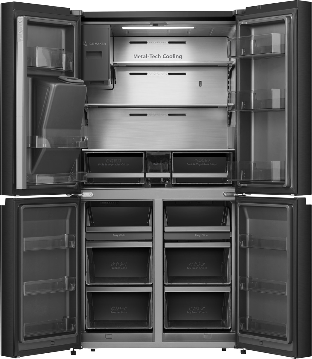 Hisense Multi Door »RQ760N4SBFE«, Wasser-/Eisspender