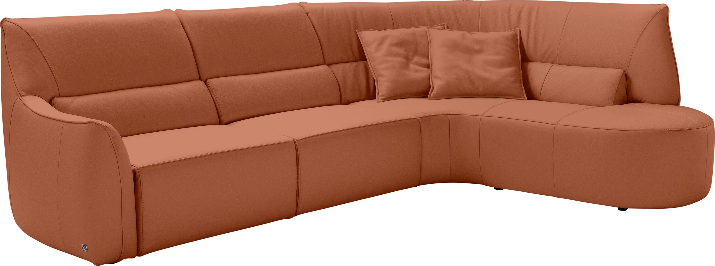 Egoitaliano Ecksofa »Puffy, extravagant & edel, Retro Designsofa, hoher Sit günstig online kaufen