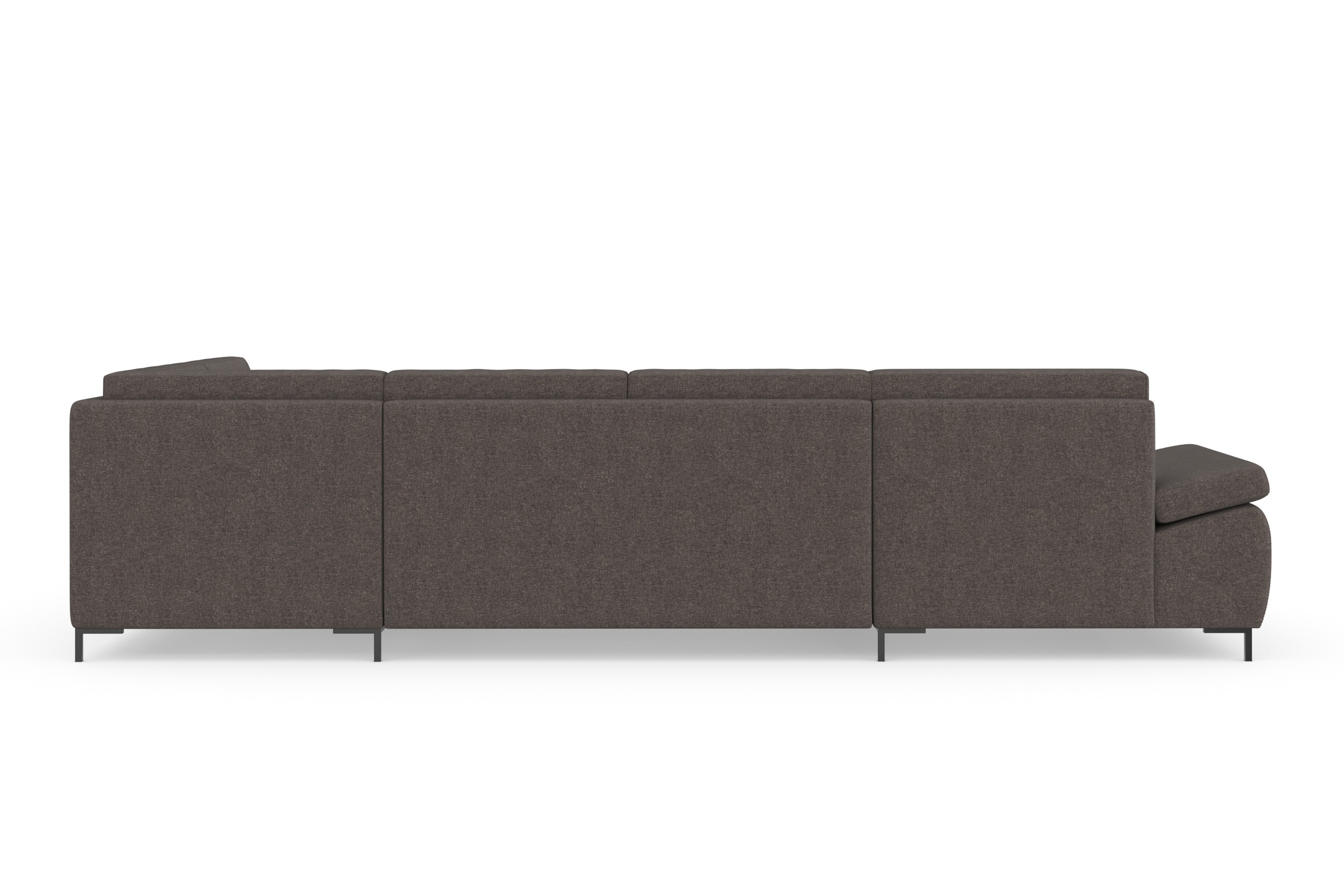 DOMO collection Wohnlandschaft »Capelo U-Form«, mit Armteilverstellung, wahlweise mit Bettfunktion, Federkern
