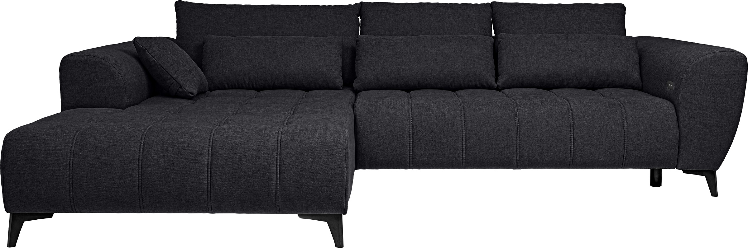 WERK2 Ecksofa »Garay, XXL-Liegefläche: elektrisch ausziehbar auf ca. 228×12 günstig online kaufen