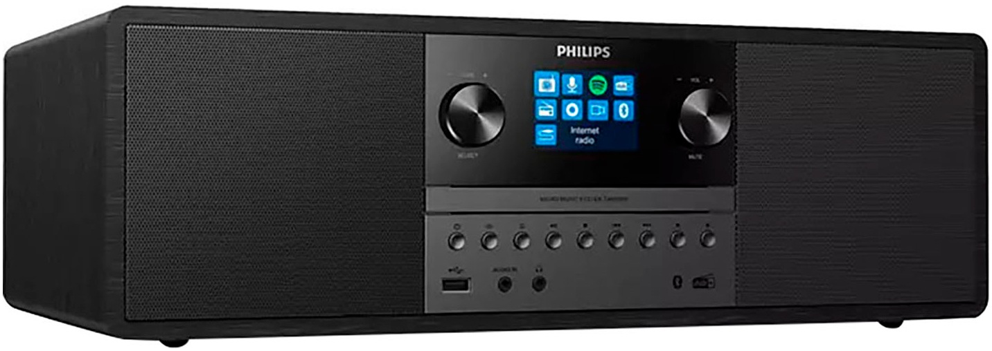 PHILIPS Stereoanlage »TAM6805« (A2DP Bluetooth AVRCP Bluetooth Bluetooth WLAN Digitalradio (DAB+) Internetradio 50 W) schwarz 70...