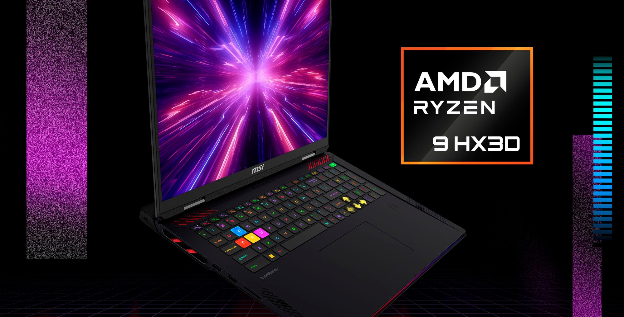 MSI Gaming-Notebook »Raider A18 HX A9WIG-080«, 45,8 cm, / 18 Zoll, AMD, Ryzen 9, GeForce RTX 5080, 2000 GB SSD