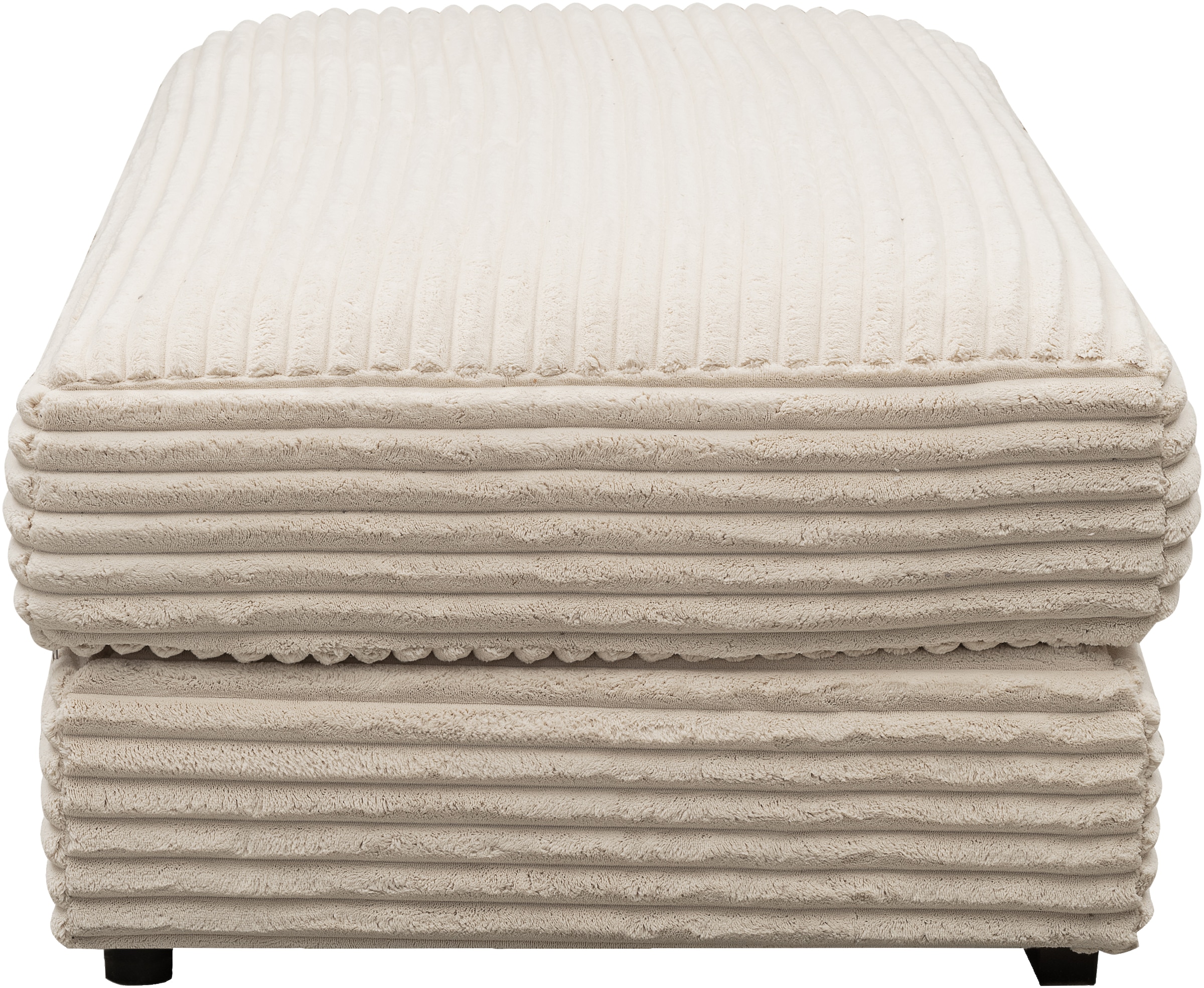 WERK2 Hocker »Eden«, Design Hocker in Cord mit besonders weichem Sitzkomfort