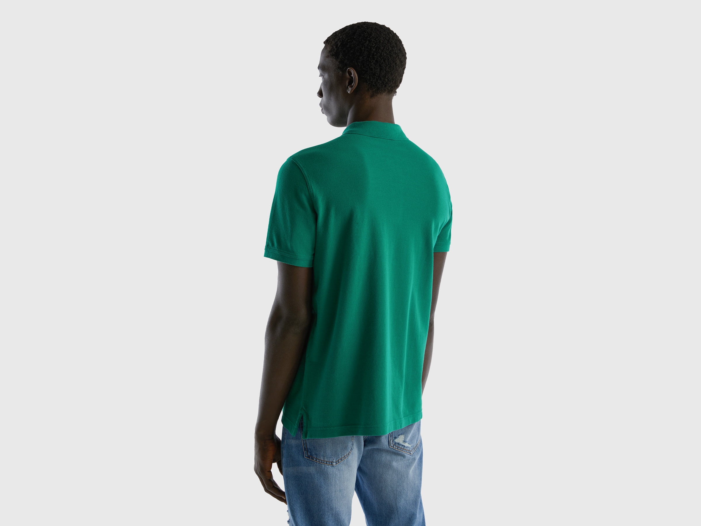United Colors online Poloshirt, Brusthöhe in Benetton Logo of bestellen mit