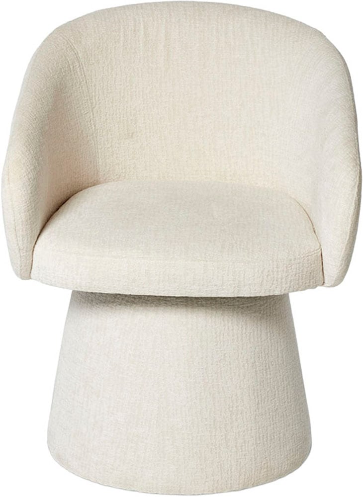 Jahnke Armlehnstuhl »DUKE TWIST« () 360° drehbar, gepolstert, mit Armlehnen, Kegelfuß mit Stoffbezug