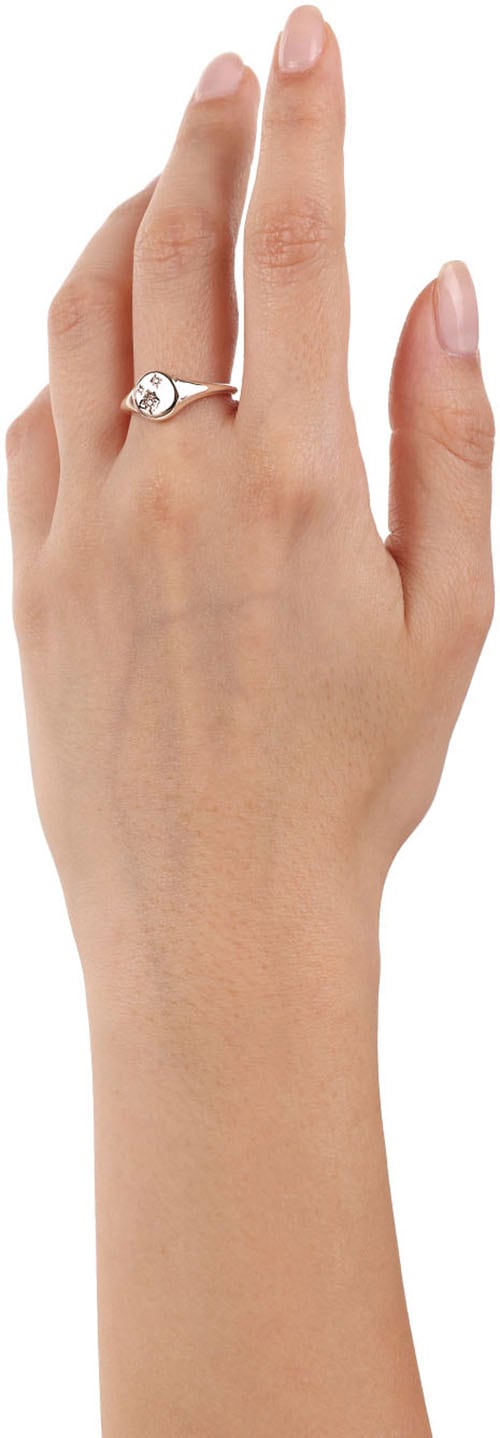 s.Oliver Fingerring »Stern, 2038828/-29/-30/-31«, mit Zirkonia (synth.)